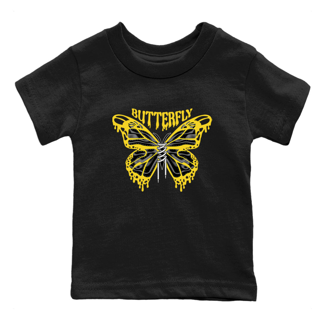 Butterfly Kids Tops - Air Jordan 4 Thunder