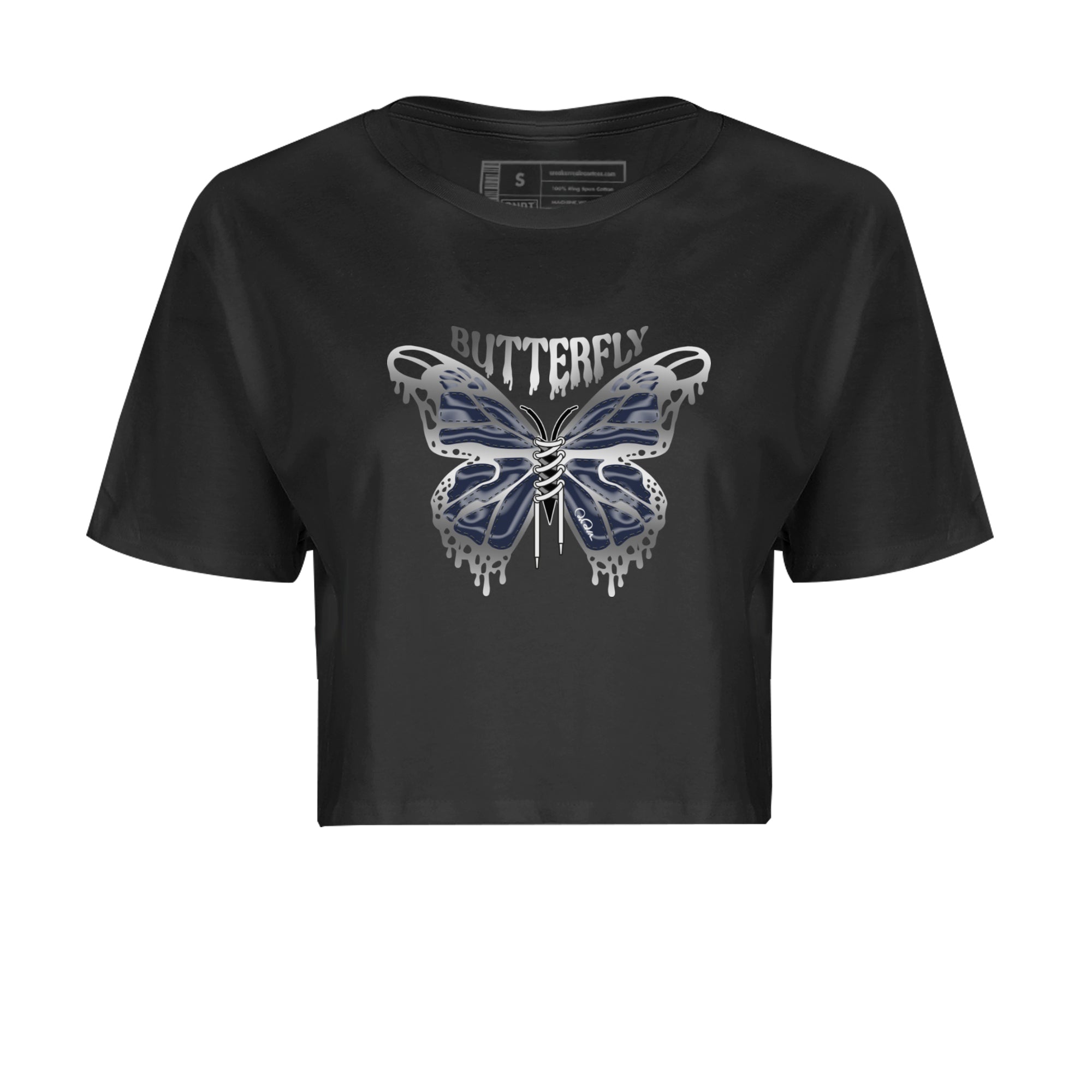 Butterfly Women's Tops - Air Jordan 5 Georgetown