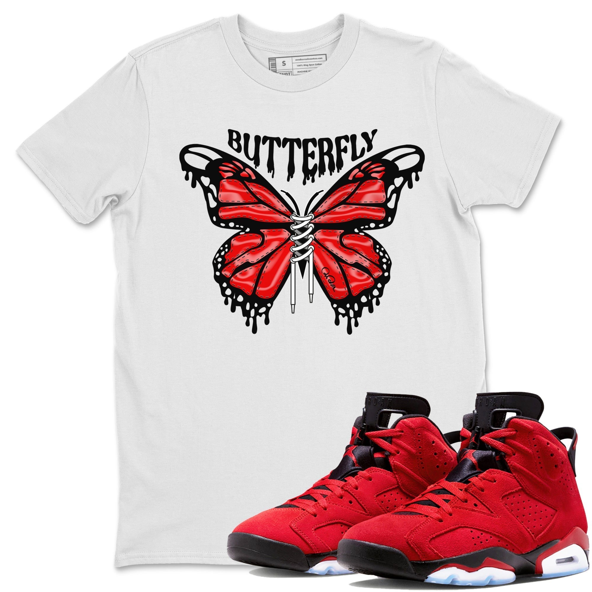 Butterfly Unisex Tops - Air Jordan 6 Toro Bravo