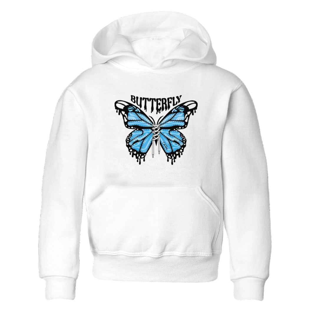 Butterfly snkmatch Tees Kids - Air Jordan 9 Powder Blue