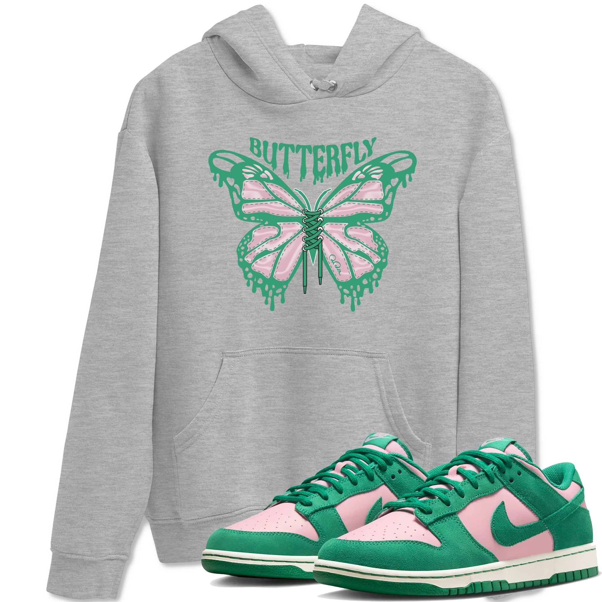 Butterfly snkmatch Tees - Dunk Medium Soft Pink Malachite