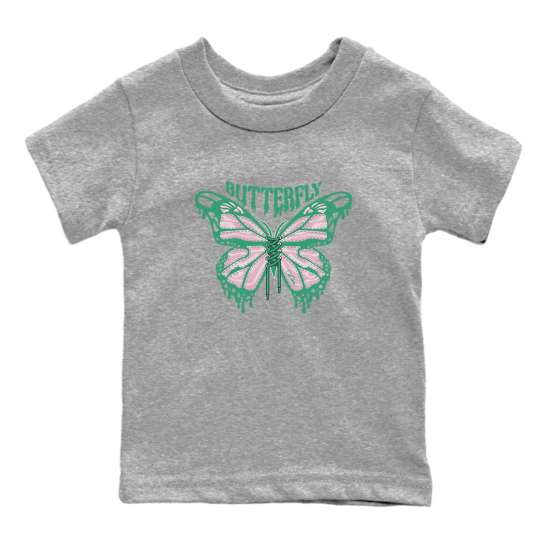 Butterfly snkmatch Tees Kids - Dunk Medium Soft Pink Malachite