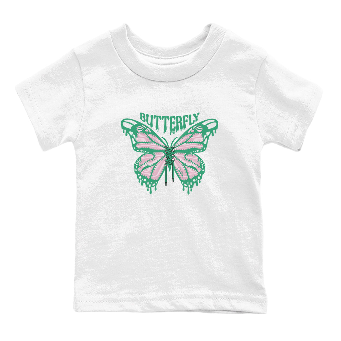 Butterfly snkmatch Tees Kids - Dunk Medium Soft Pink Malachite