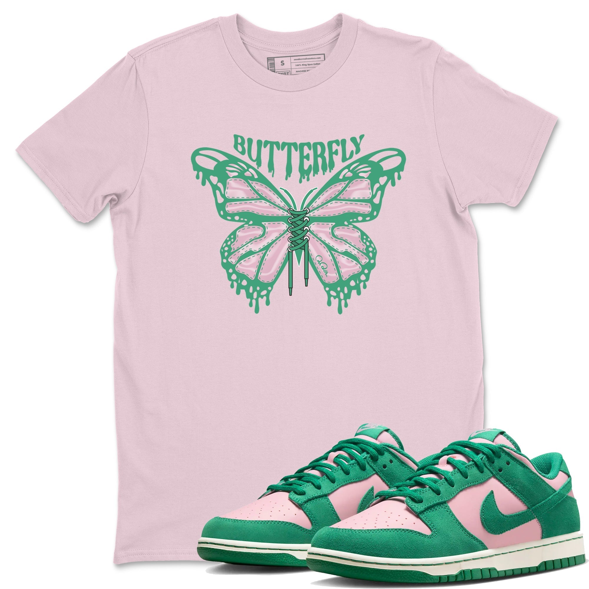 Butterfly snkmatch Tees - Dunk Medium Soft Pink Malachite