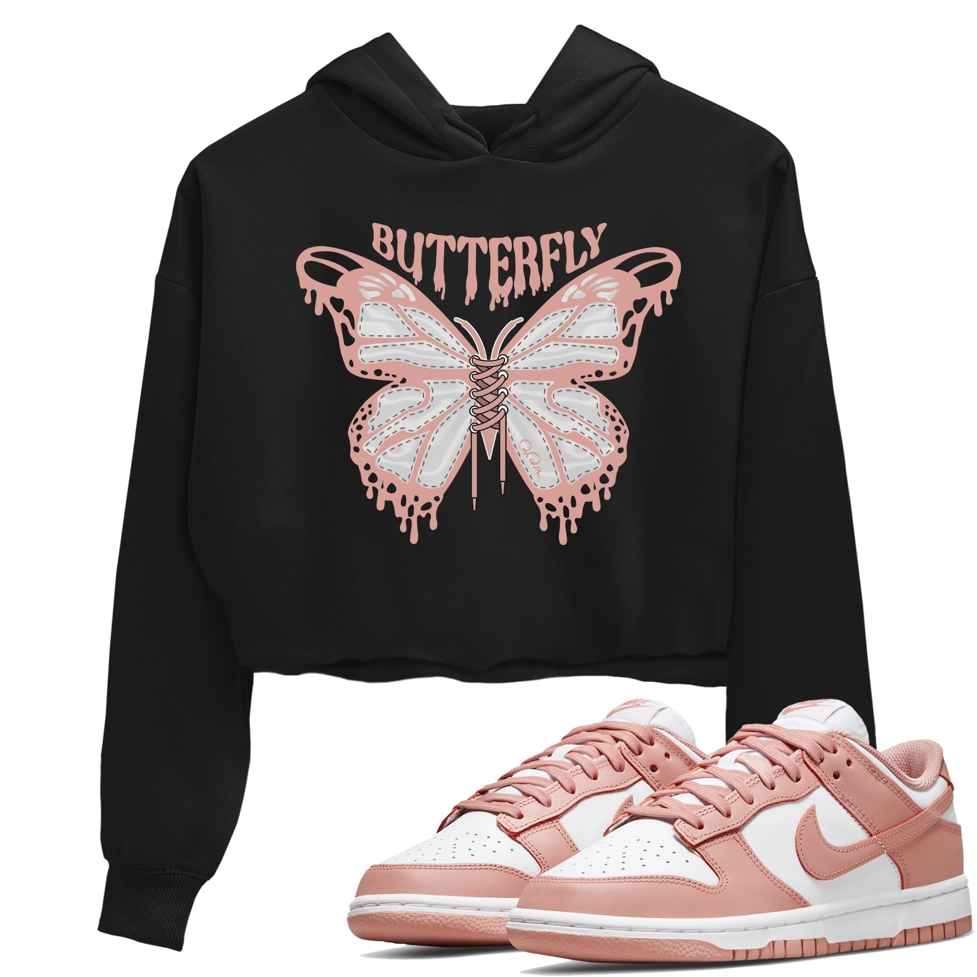 Butterfly snkmatch Women's Top - Dunk Rose Whisper