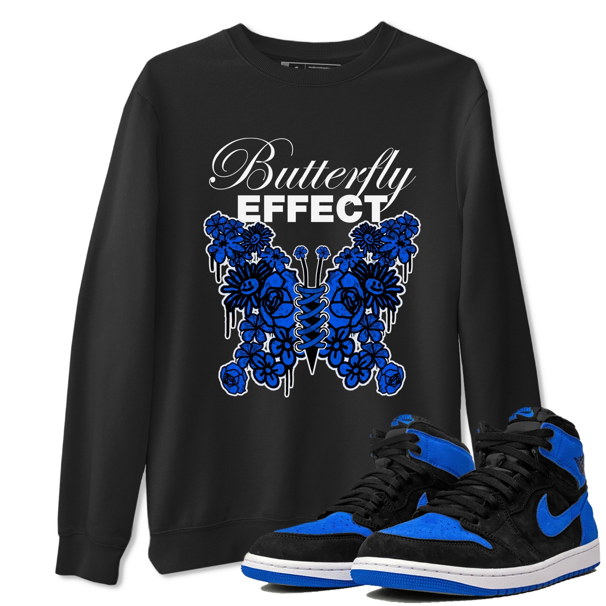 Butterfly Effect snkmatch Tee - Air Jordan 1 Royal Reimagined
