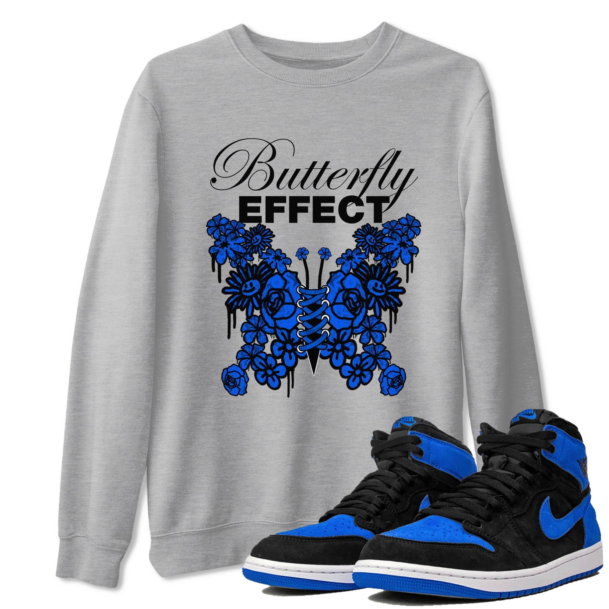 Butterfly Effect snkmatch Tee - Air Jordan 1 Royal Reimagined