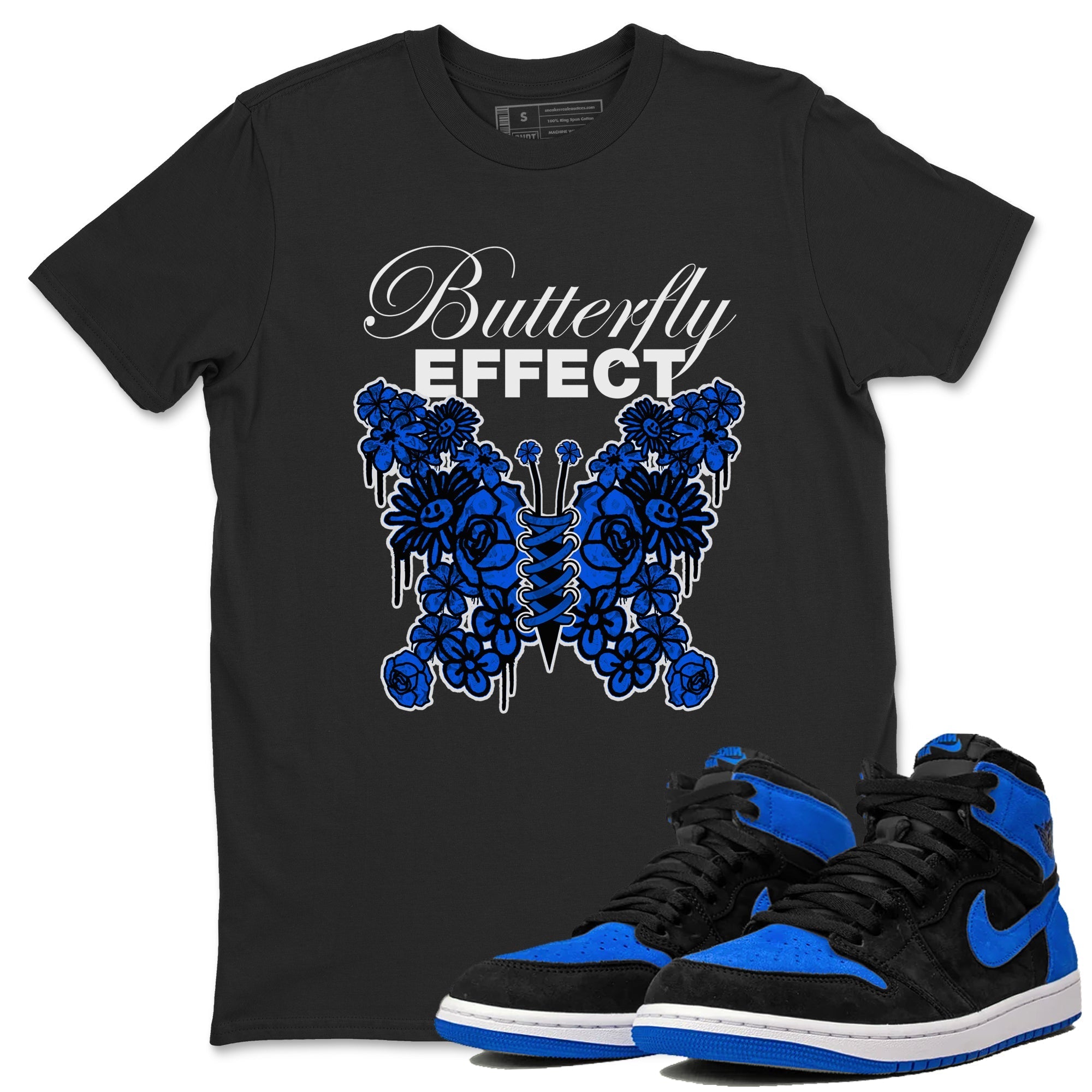 Butterfly Effect snkmatch Tee - Air Jordan 1 Royal Reimagined