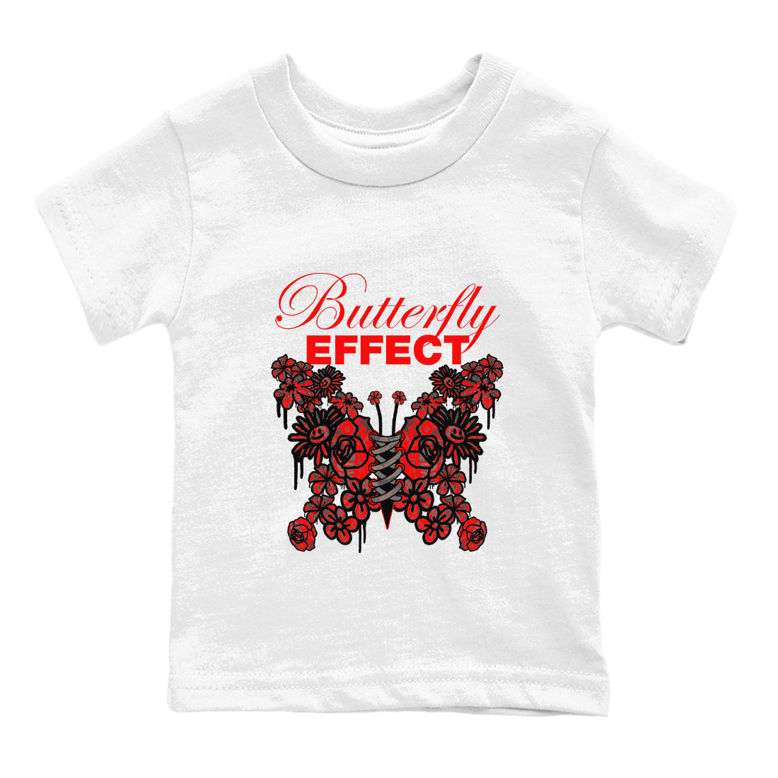 Butterfly Effect snkmatch Tee Kids - Air Jordan 4 Bred Reimagined