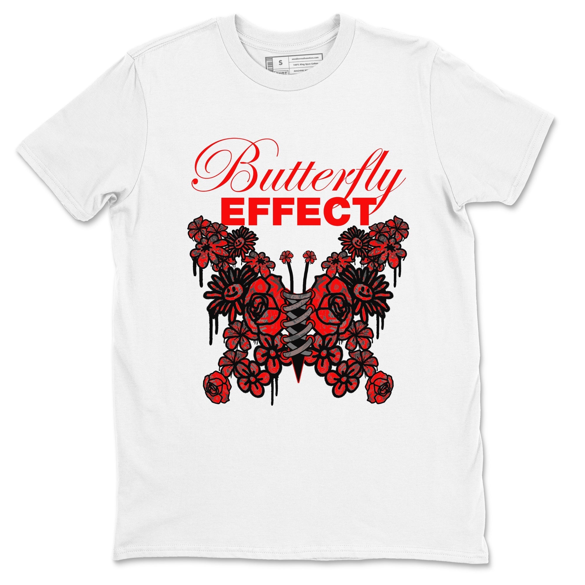 Butterfly Effect snkmatch Tee - Air Jordan 4 Bred Reimagined