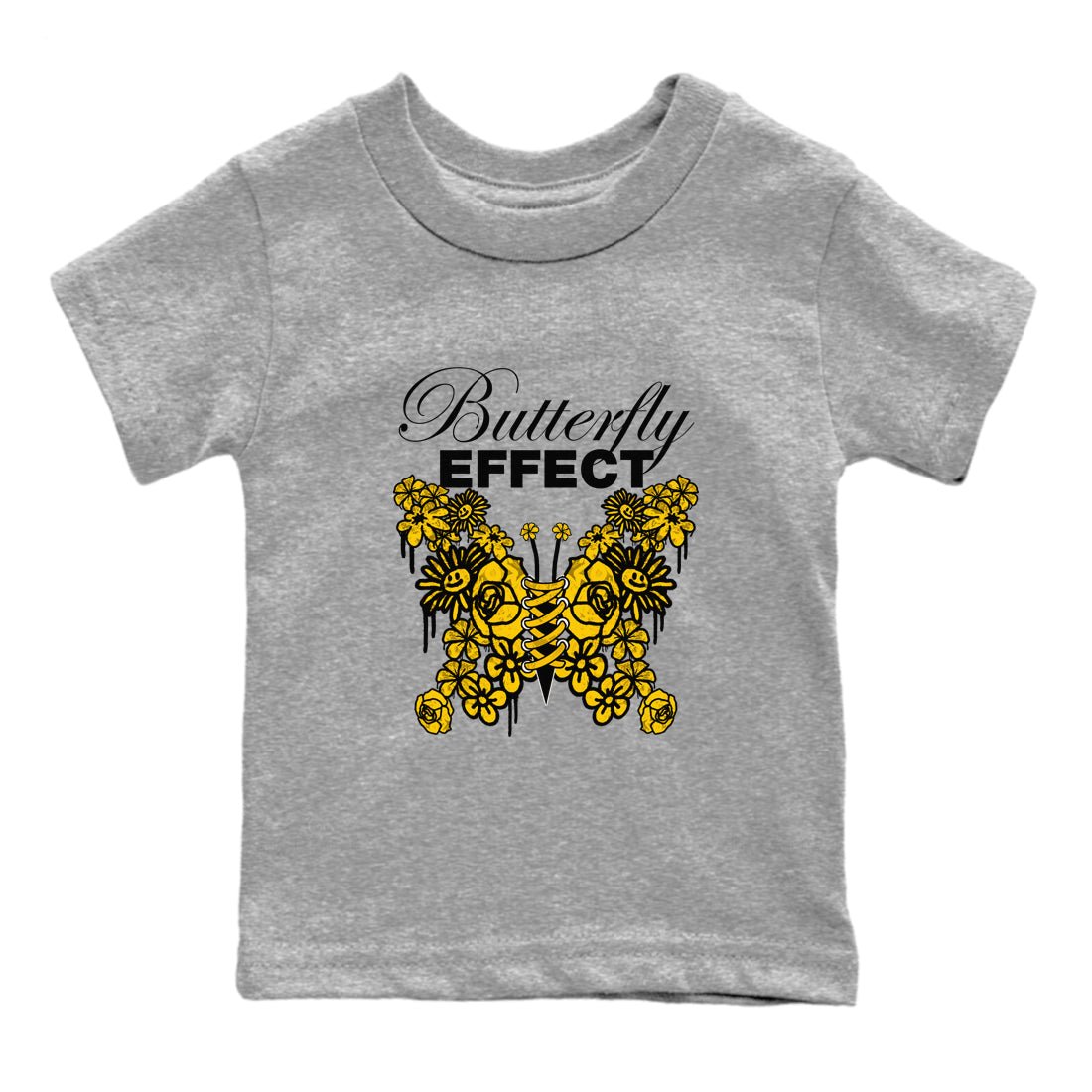 Butterfly Effect snkmatch Tee Kids - Air Jordan 6 Yellow Ochre