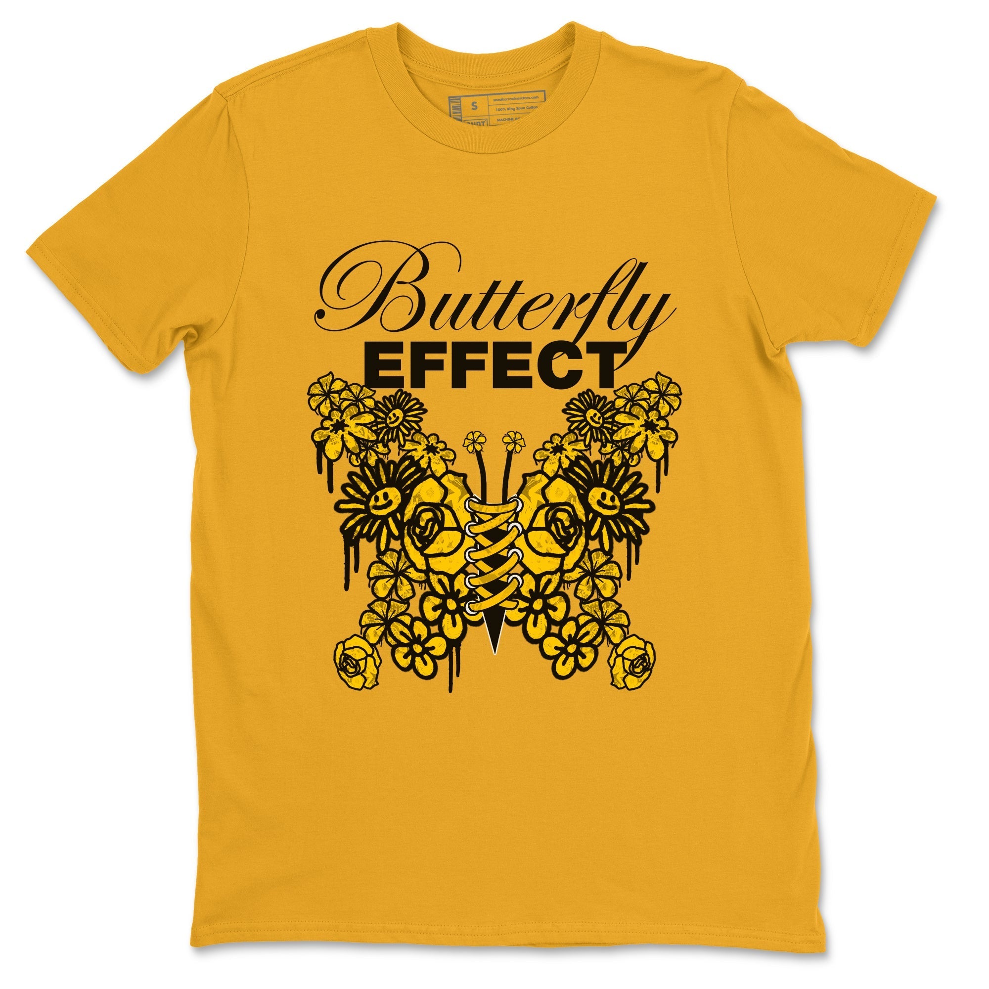 Butterfly Effect snkmatch Tee - Air Jordan 6 Yellow Ochre