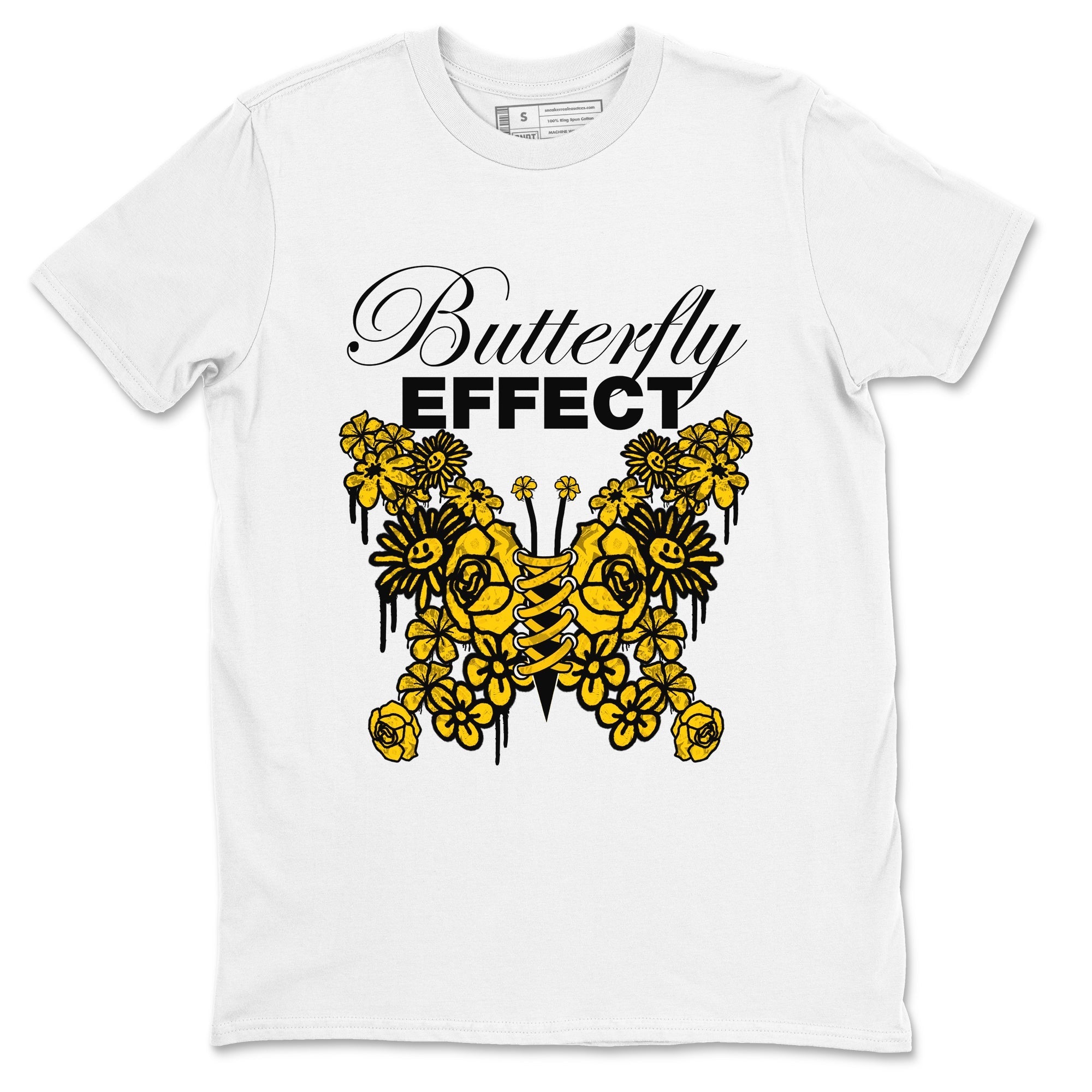 Butterfly Effect snkmatch Tee - Air Jordan 6 Yellow Ochre