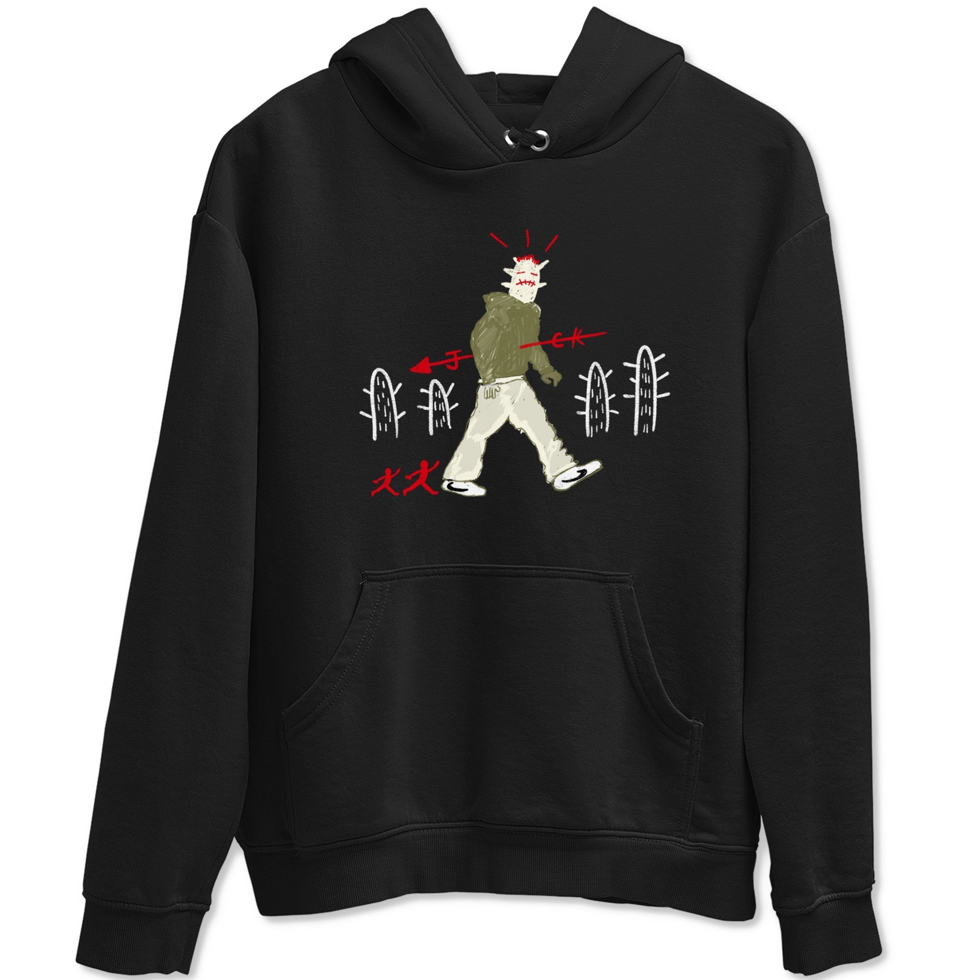 Cactus Man snkmatch Tees - Air Jordan 1 Travis Scott Medium Olive