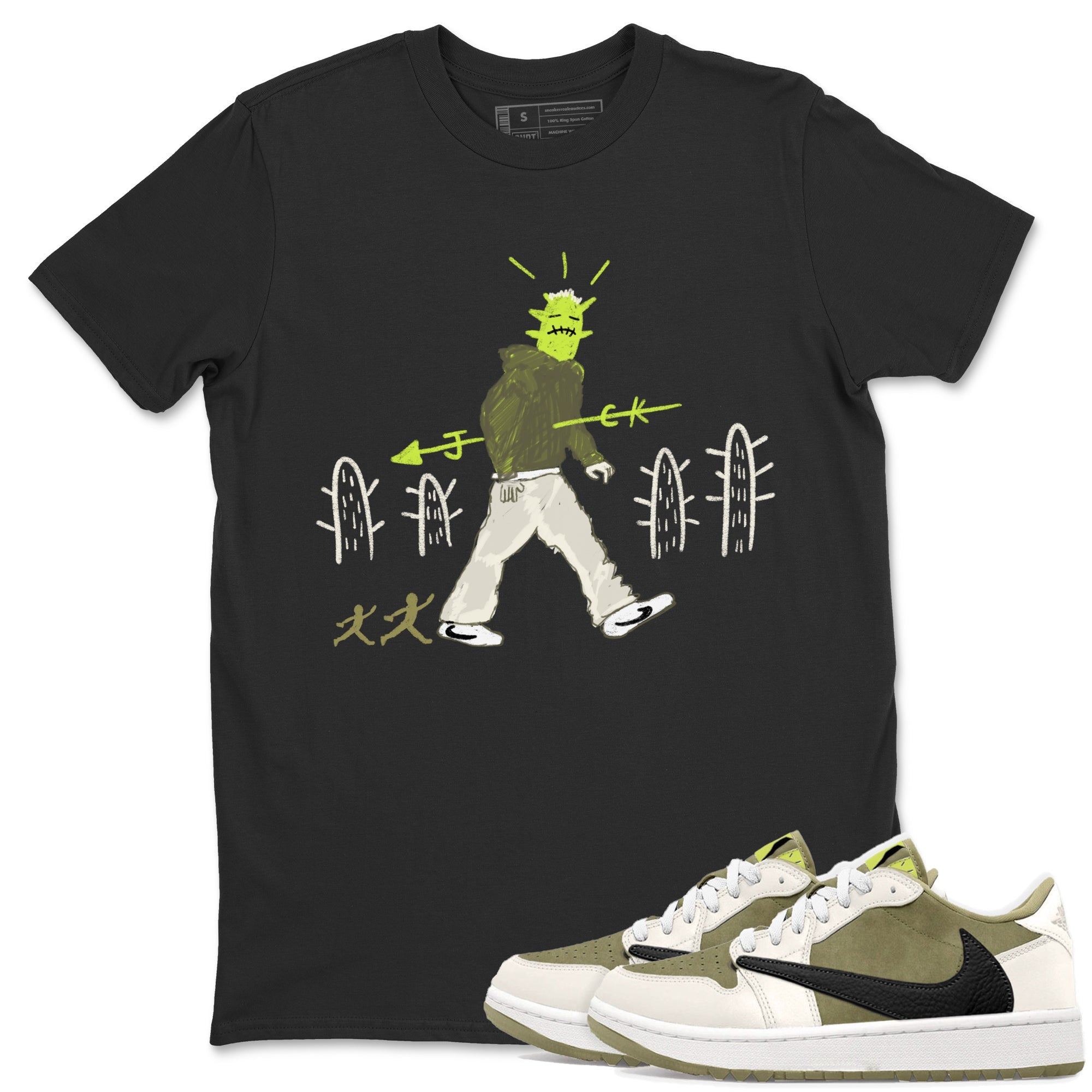 Cactus Man snkmatch Tees - Air Jordan 1 Travis Scott Golf