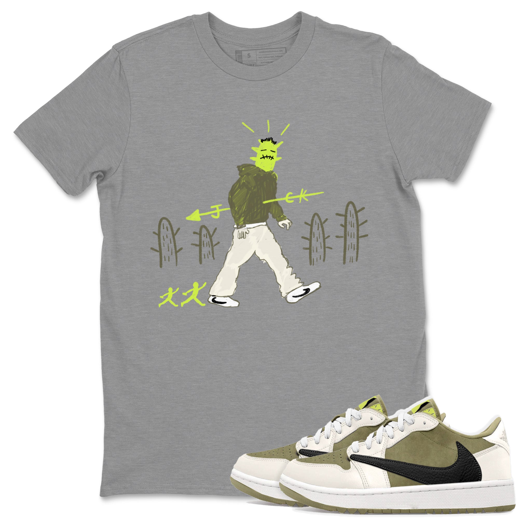 Cactus Man snkmatch Tees - Air Jordan 1 Travis Scott Golf