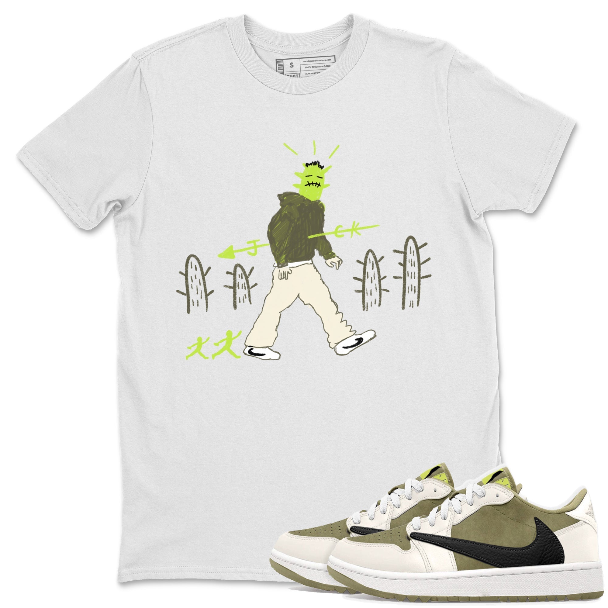 Cactus Man snkmatch Tees - Air Jordan 1 Travis Scott Golf