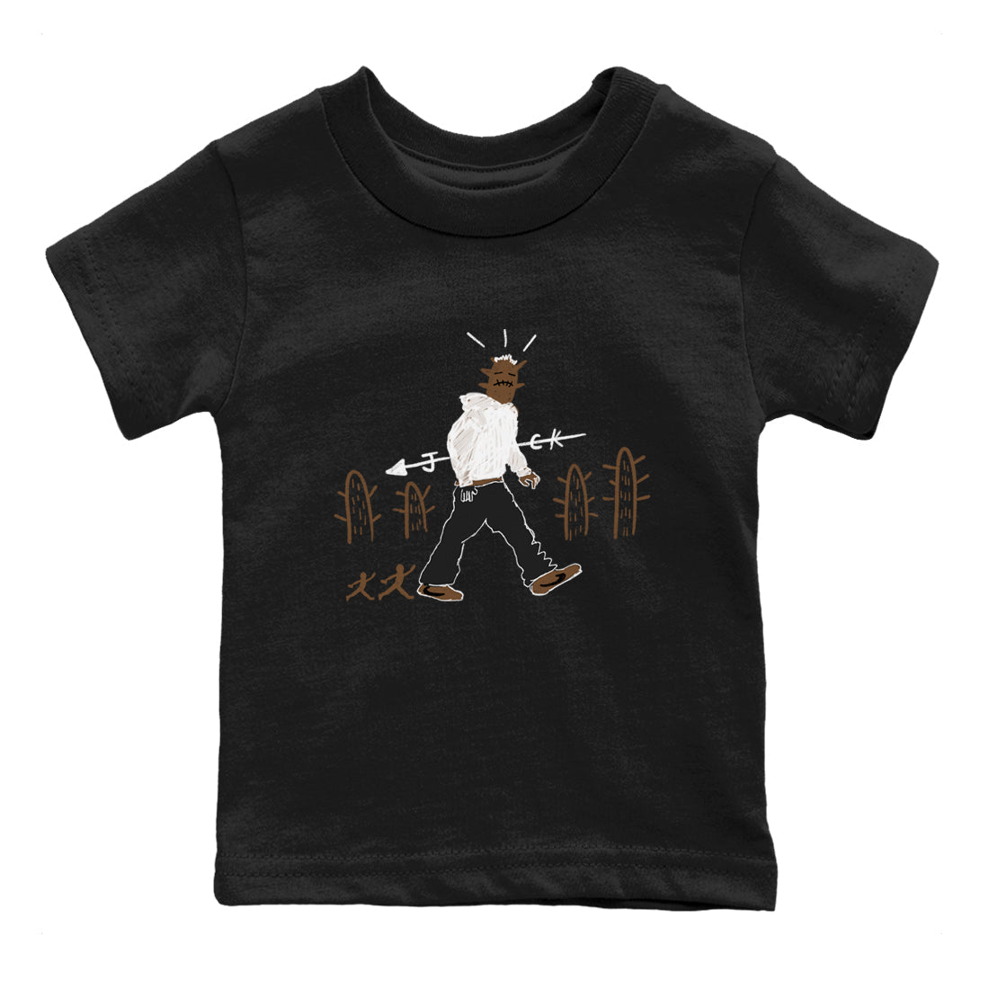 Cactus Man snkmatch Tees Kids - Jordan Jumpman Jack Travis Scott Dark Mocha