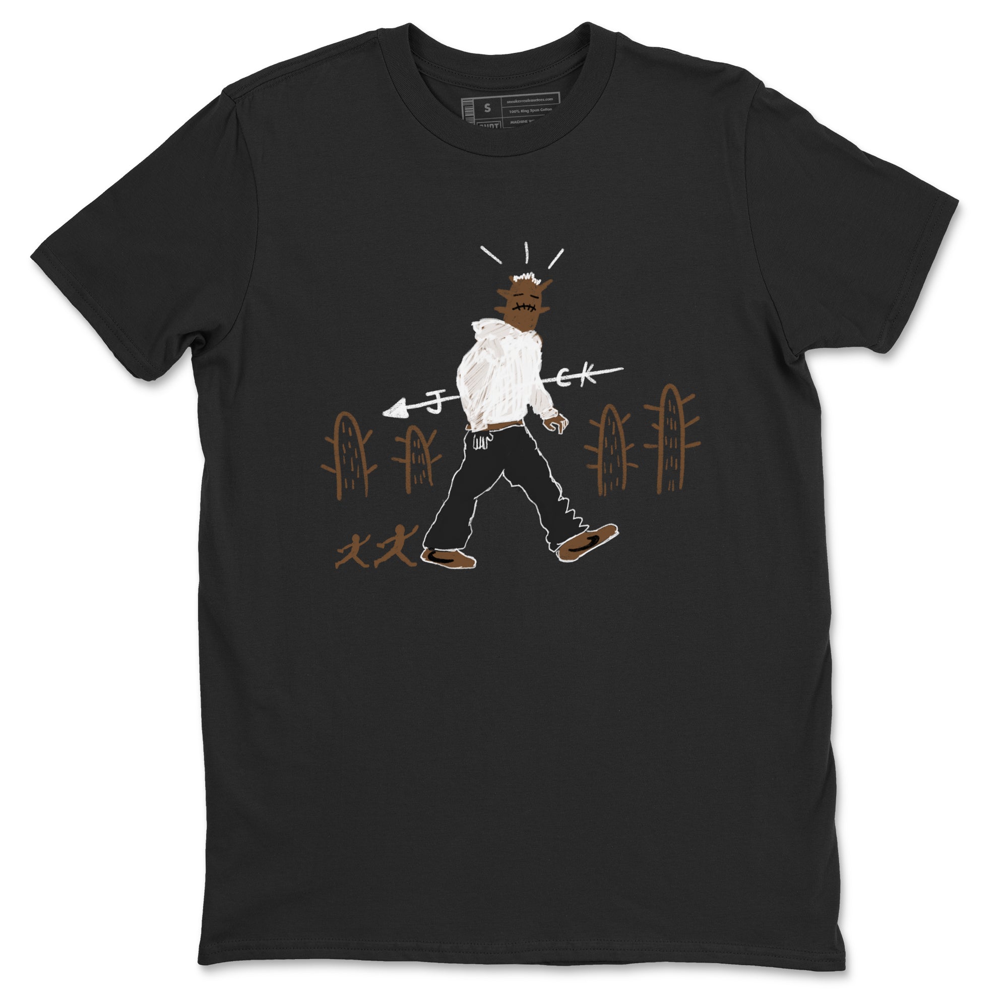 Cactus Man snkmatch Tees - Jordan Jumpman Jack Travis Scott Dark Mocha