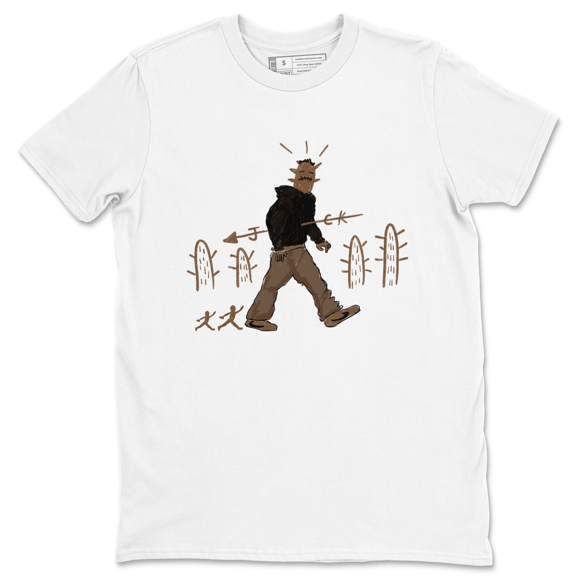 Cactus Man snkmatch Tees - Jordan Jumpman Jack Travis Scott Dark Mocha