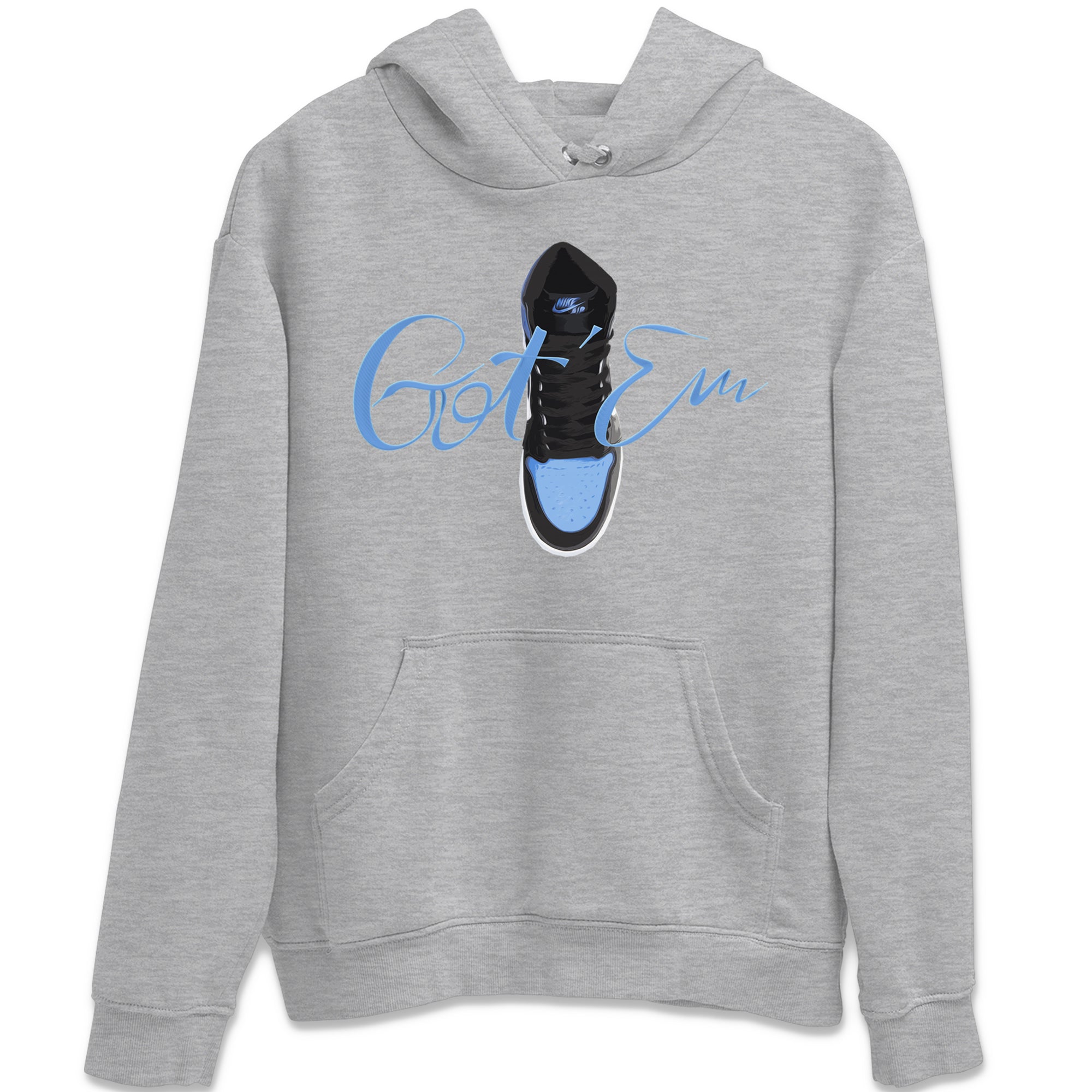 Caligraphy Shoe Lace Unisex Tops - Air Jordan 1 UNC Toe