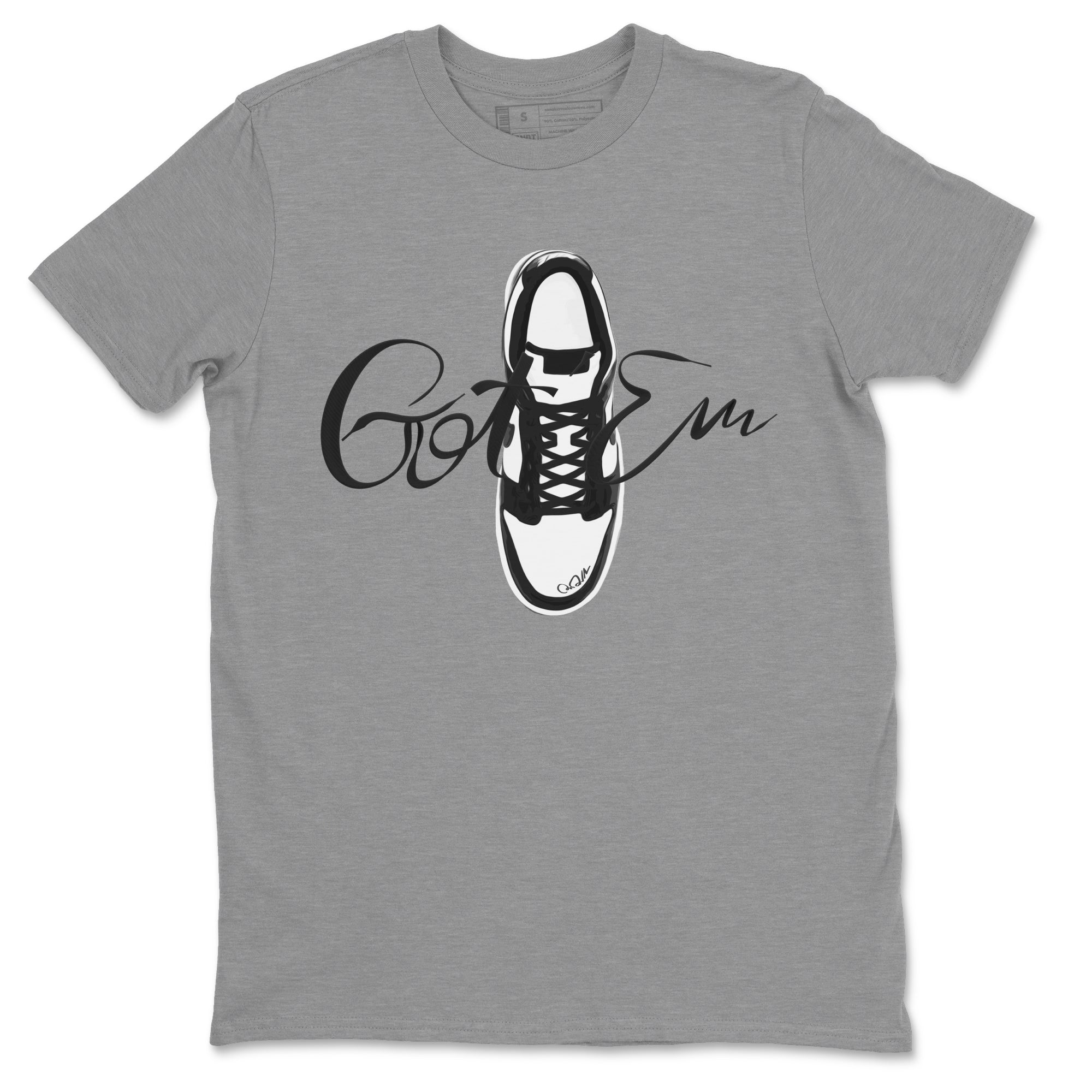 Caligraphy Shoe Lace Unisex Tops - Dunk Panda