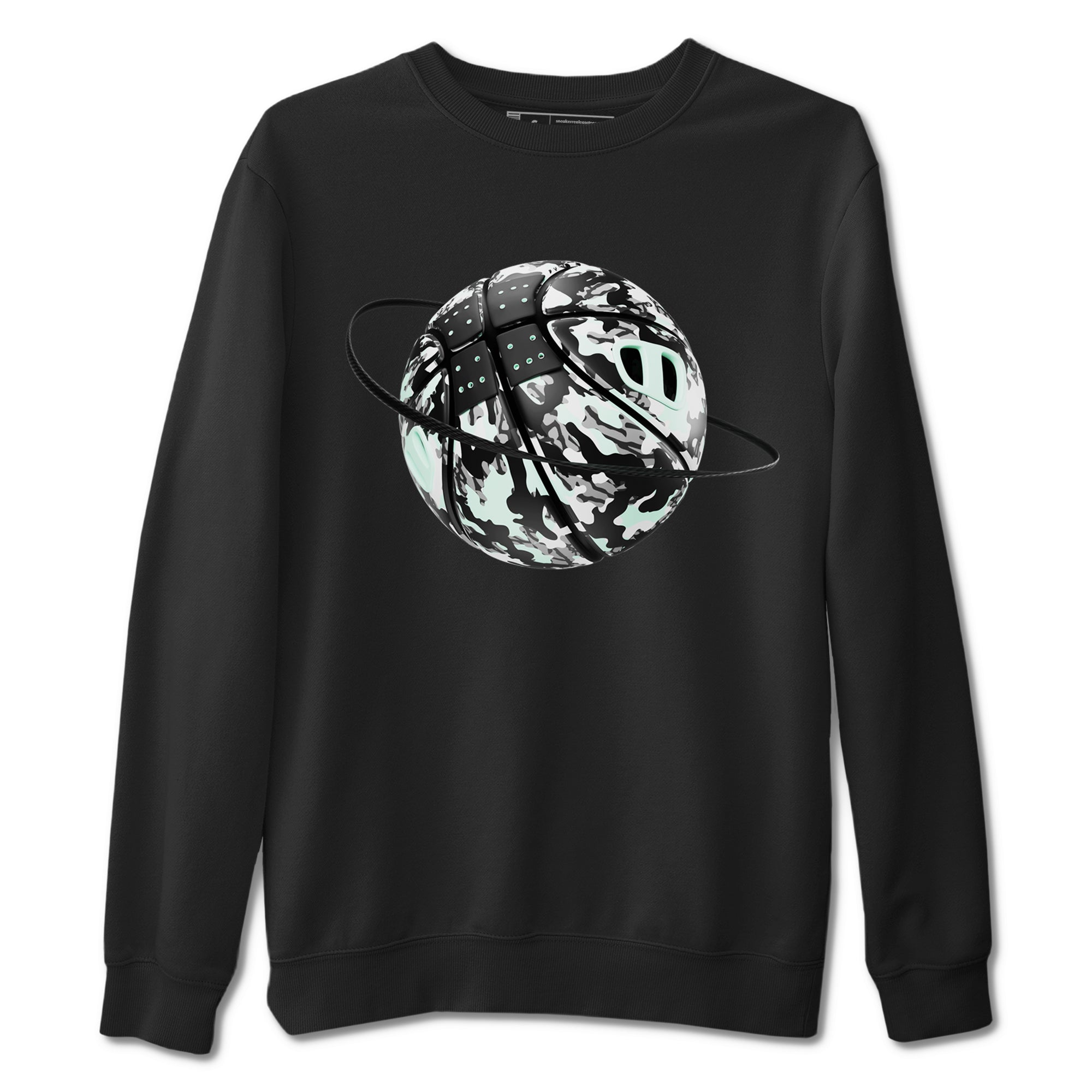 Camo Basketball Planet snkmatch Tees - Air Jordan 3 Green Glow