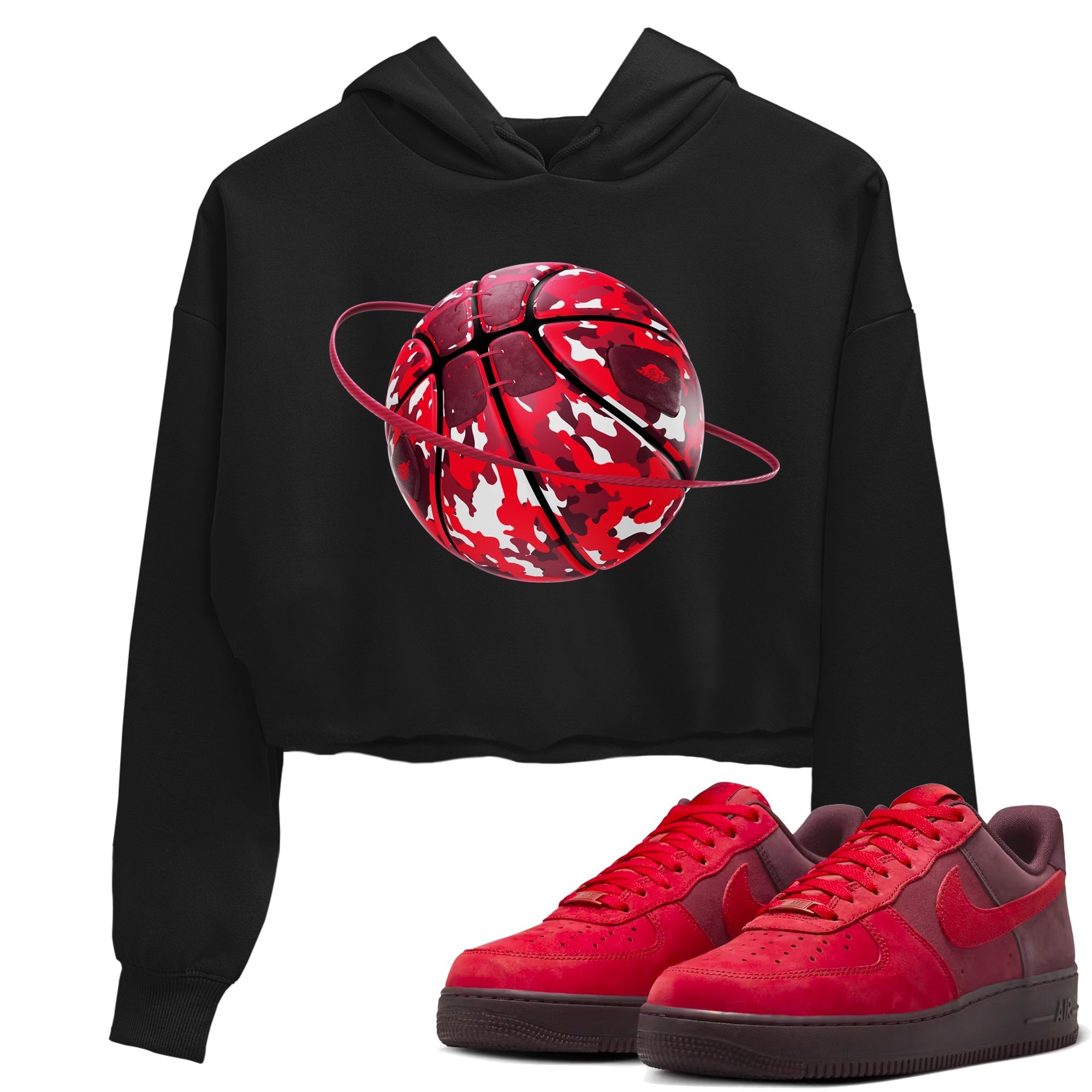 Camo Basketball Planet snkmatch Women's Top - Air Force 1 Layers Of Love