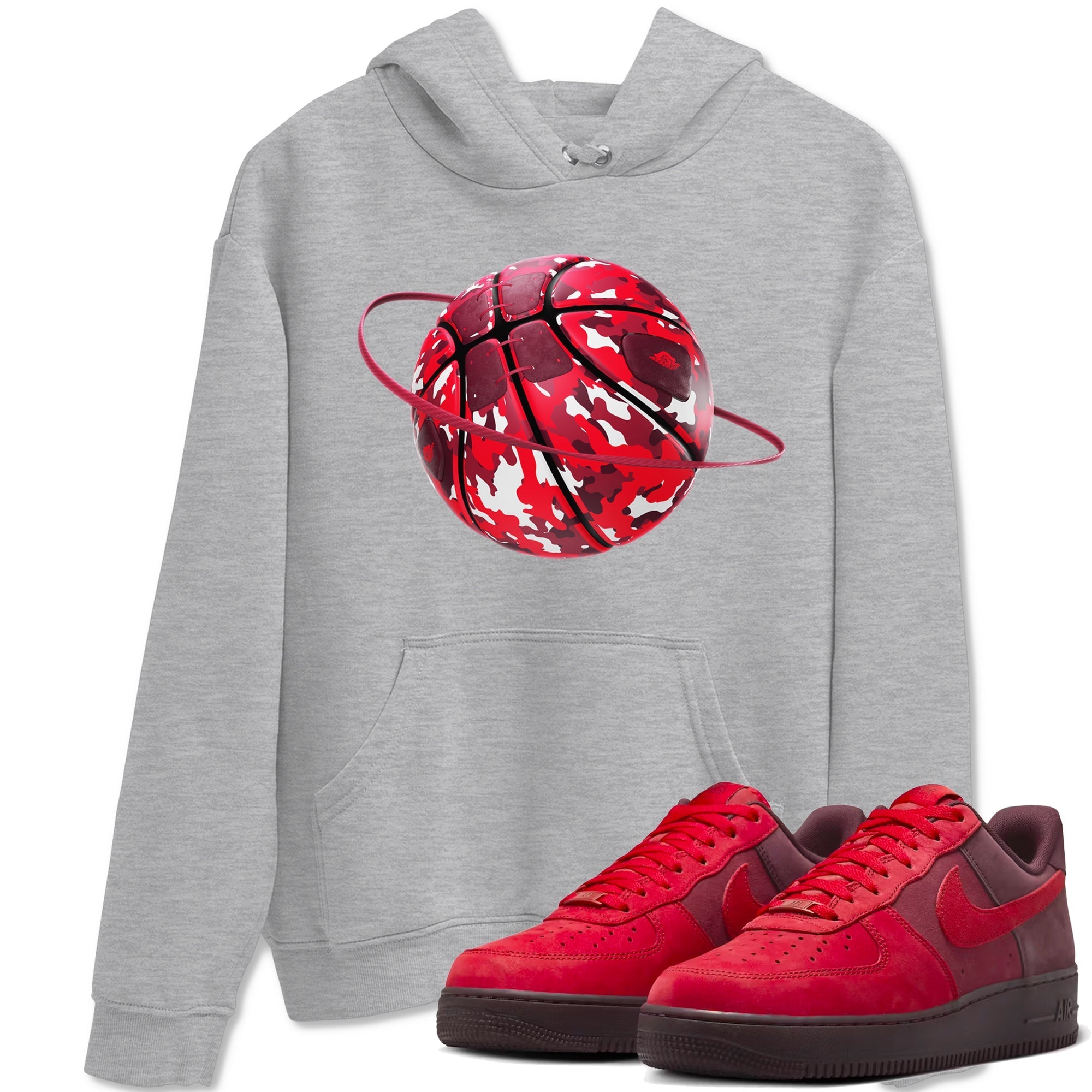 Camo Basketball Planet snkmatch Tees - Air Force 1 Layers Of Love