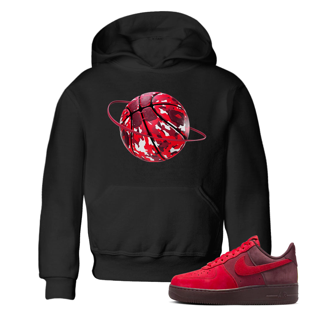 Camo Basketball Planet snkmatch Tees Kids - Air Force 1 Layers Of Love