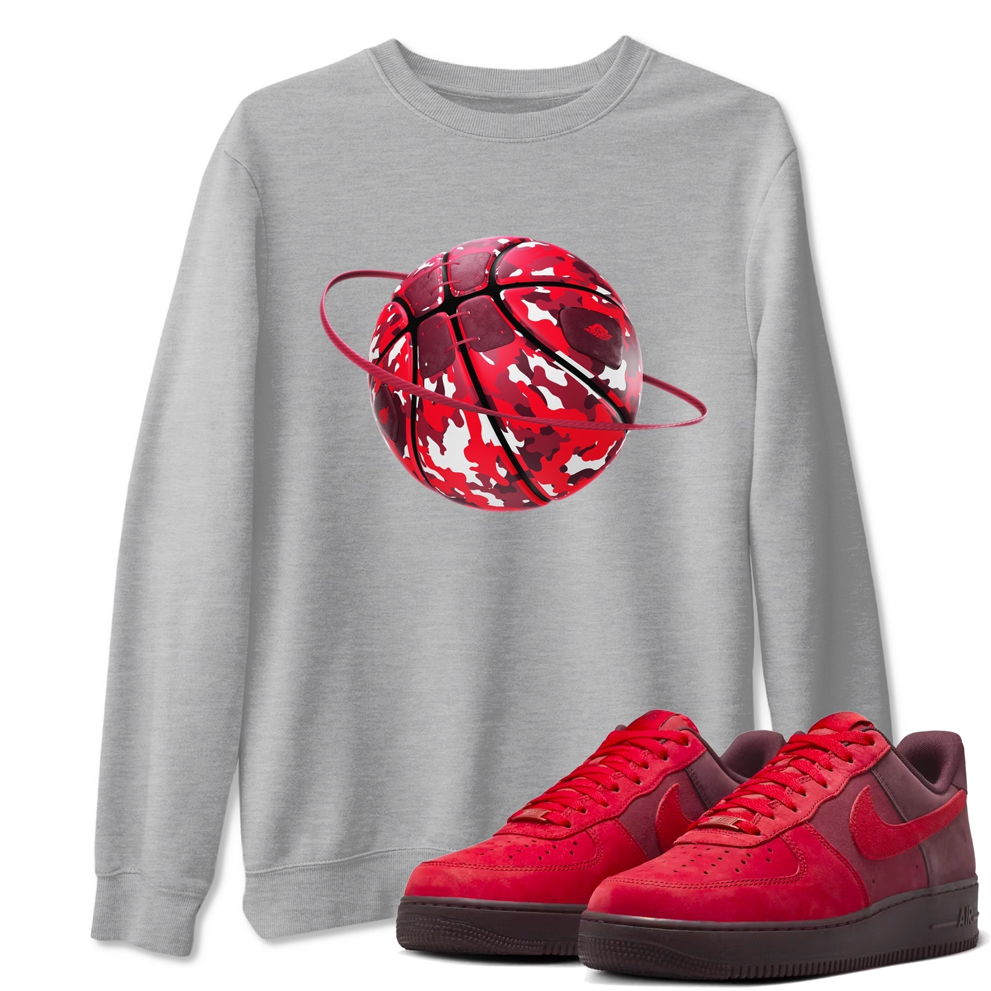 Camo Basketball Planet snkmatch Tees - Air Force 1 Layers Of Love