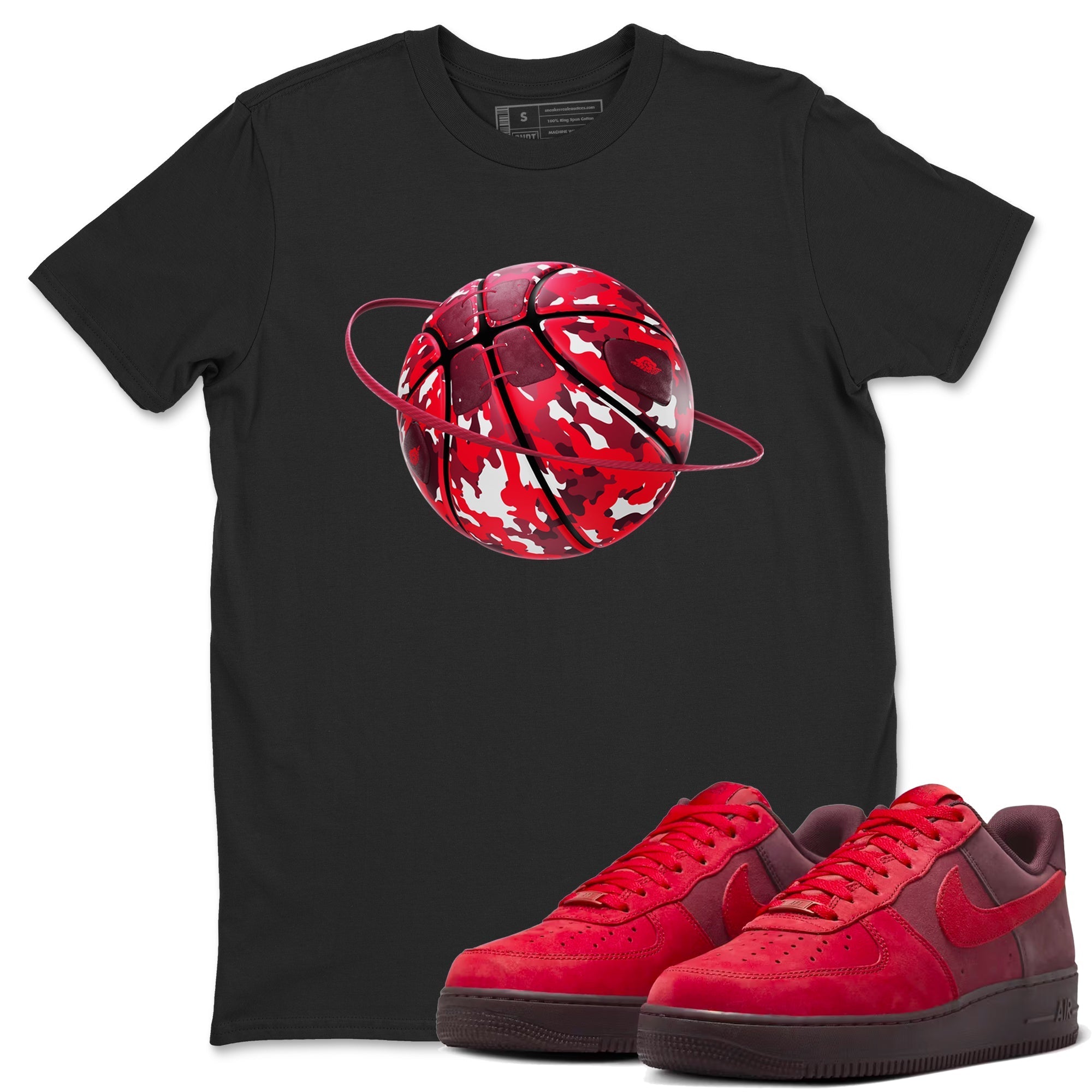 Camo Basketball Planet snkmatch Tees - Air Force 1 Layers Of Love