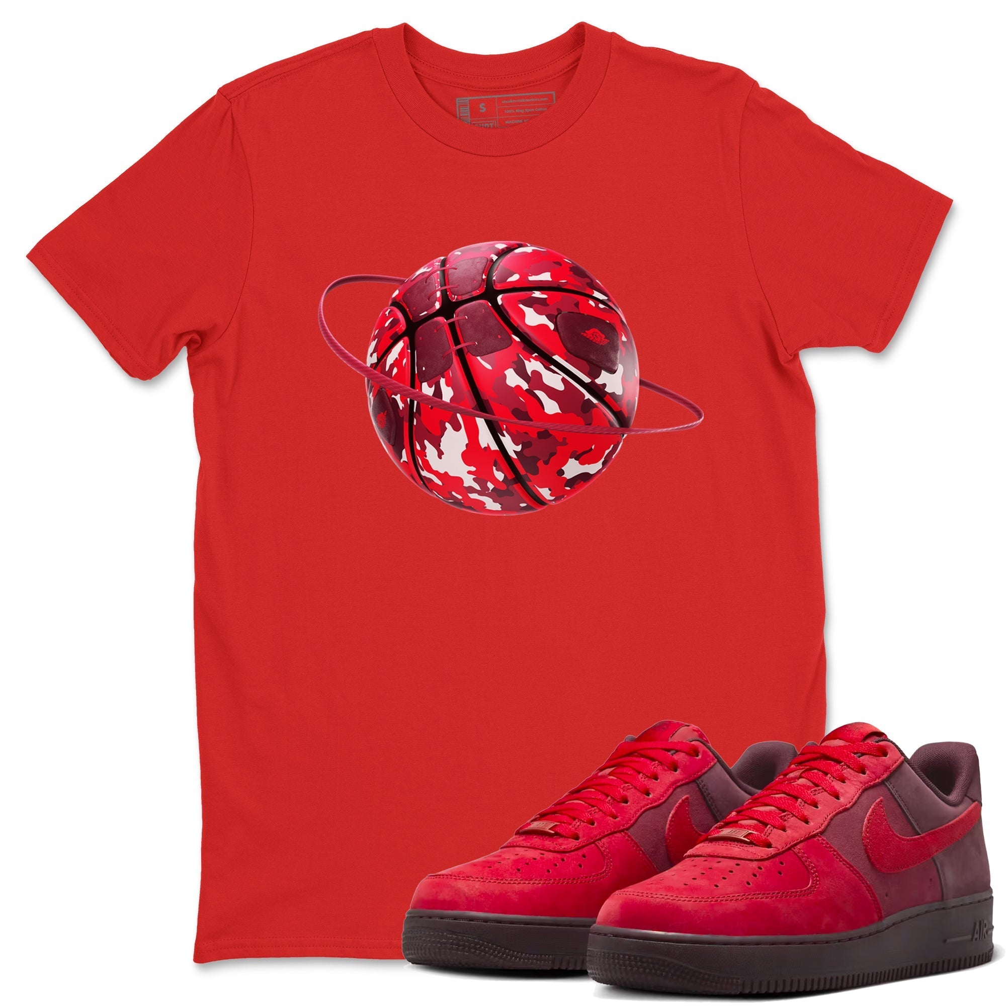 Camo Basketball Planet snkmatch Tees - Air Force 1 Layers Of Love