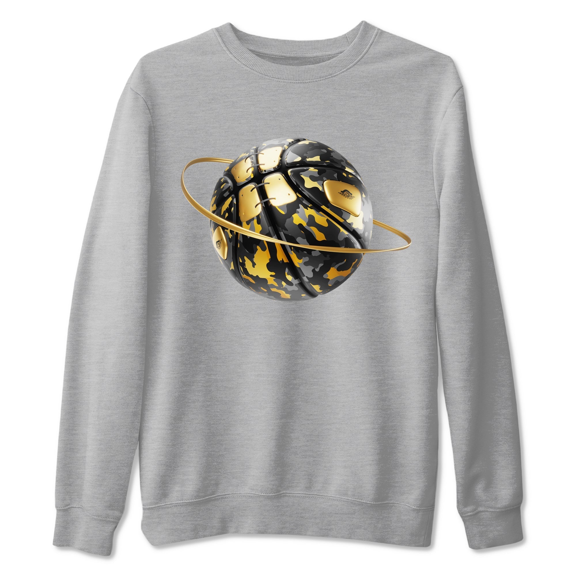 Camo Basketball Planet snkmatch Tees - Air Jordan 1 Black Metallic Gold