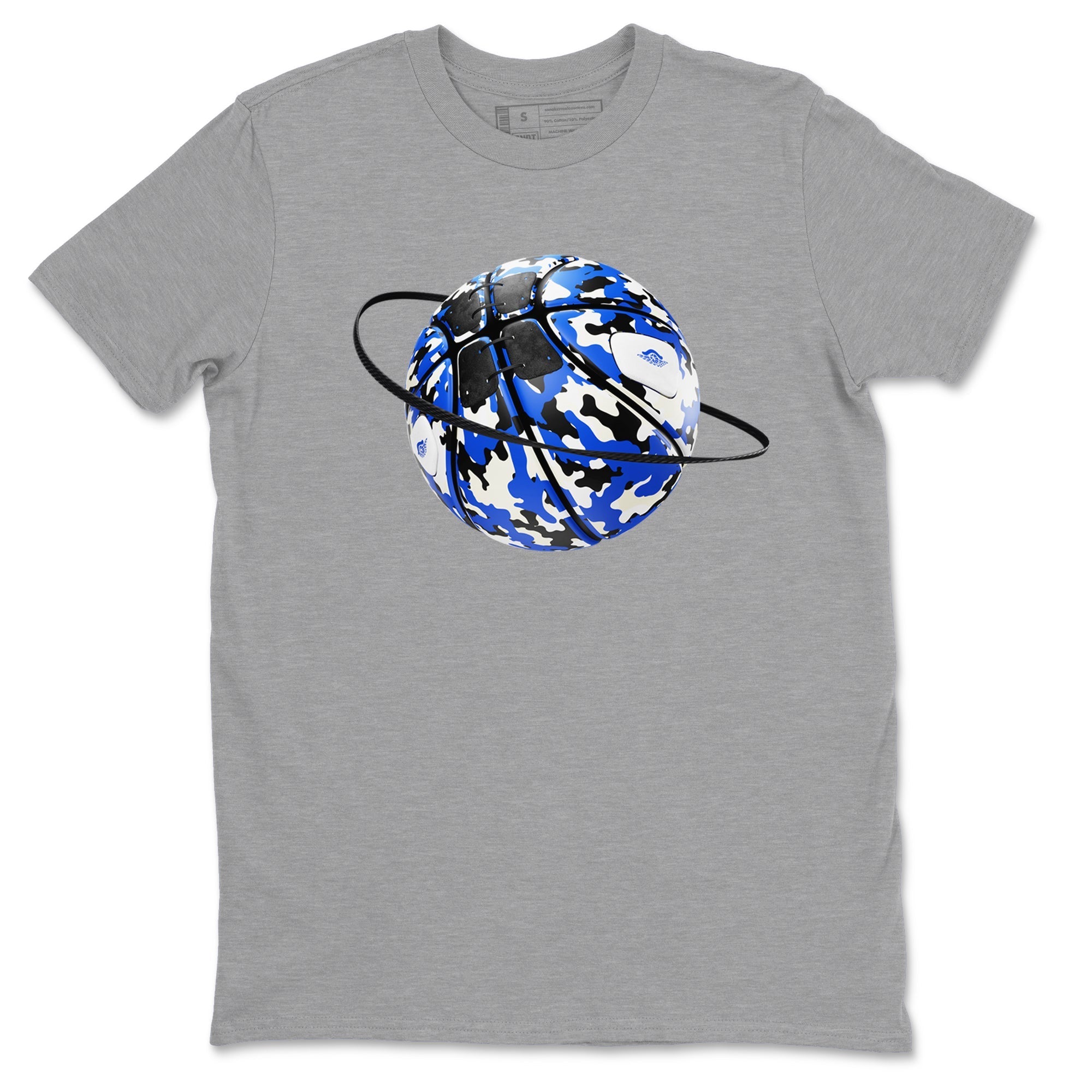Camo Basketball Planet snkmatch Tees - Air Jordan 1 Game Royal