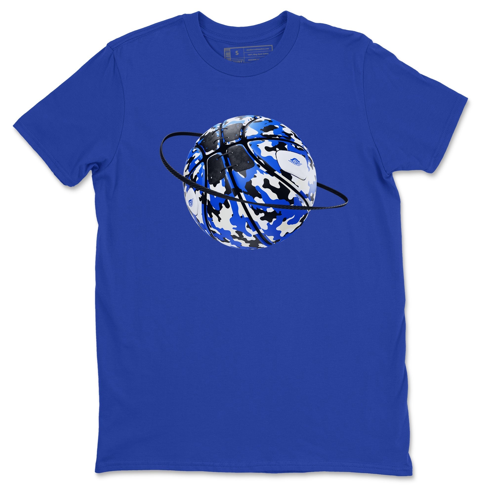 Camo Basketball Planet snkmatch Tees - Air Jordan 1 Game Royal