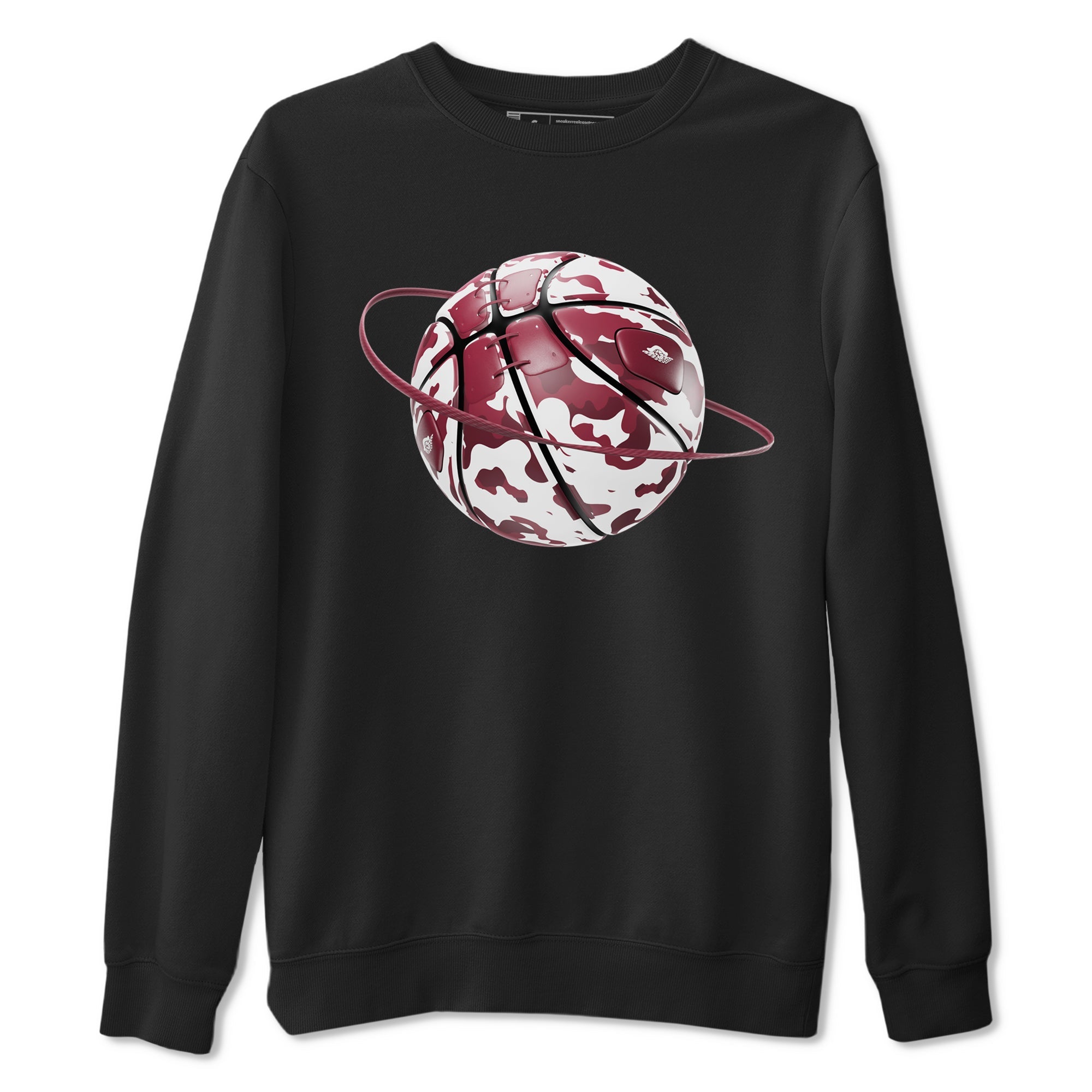 Camo Basketball Planet snkmatch Tee - Air Jordan 1 Metallic Burgundy