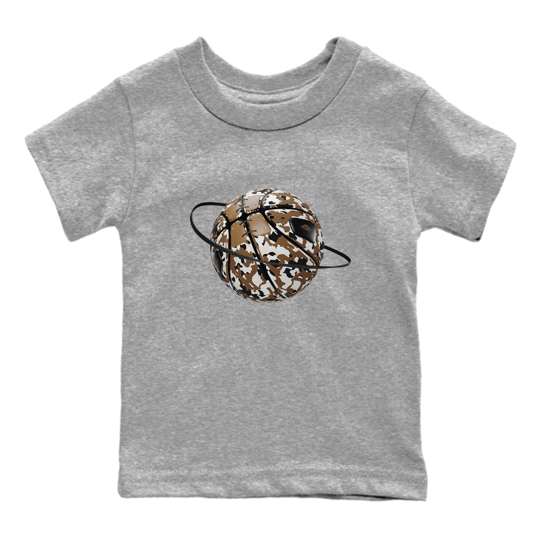 Camo Basketball Planet snkmatch Tees Kids - Air Jordan 1 Mocha