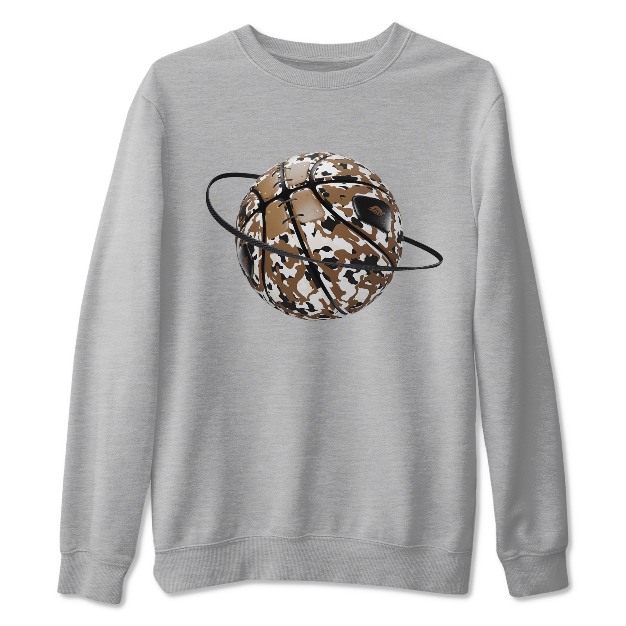 Camo Basketball Planet snkmatch Tees - Air Jordan 1 Mocha