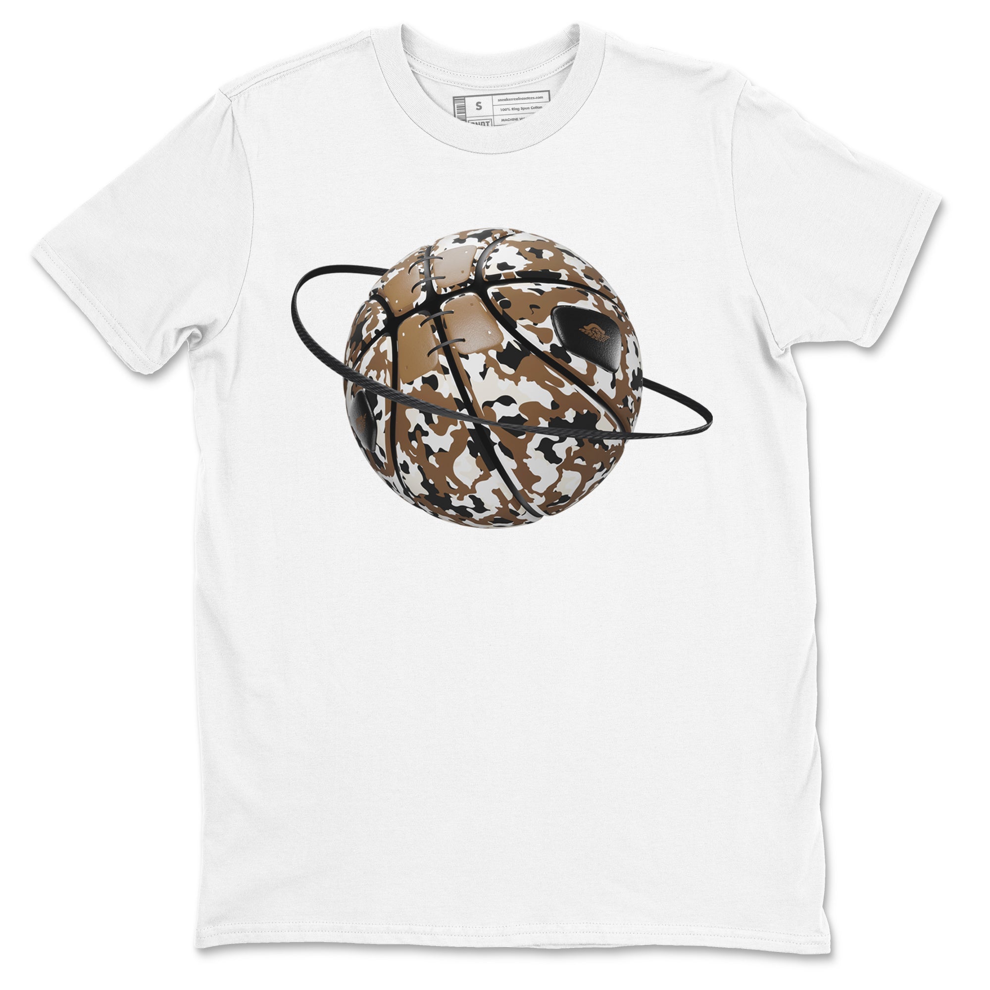 Camo Basketball Planet snkmatch Tees - Air Jordan 1 Mocha