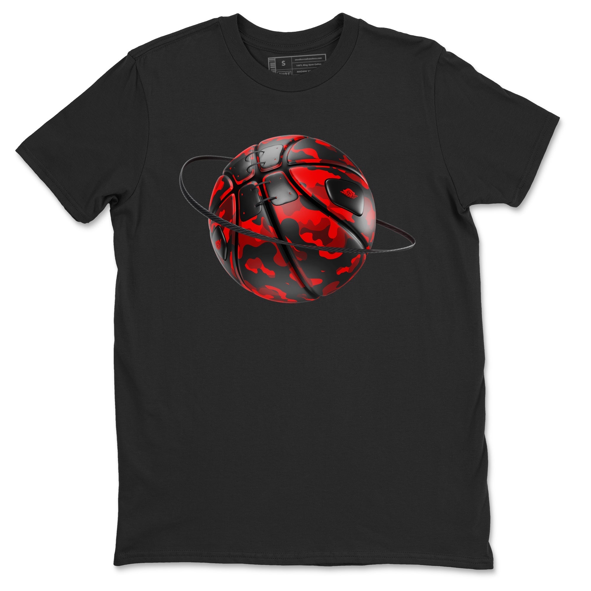 Camo Basketball Planet snkmatch Tee - Air Jordan 1 Satin Bred