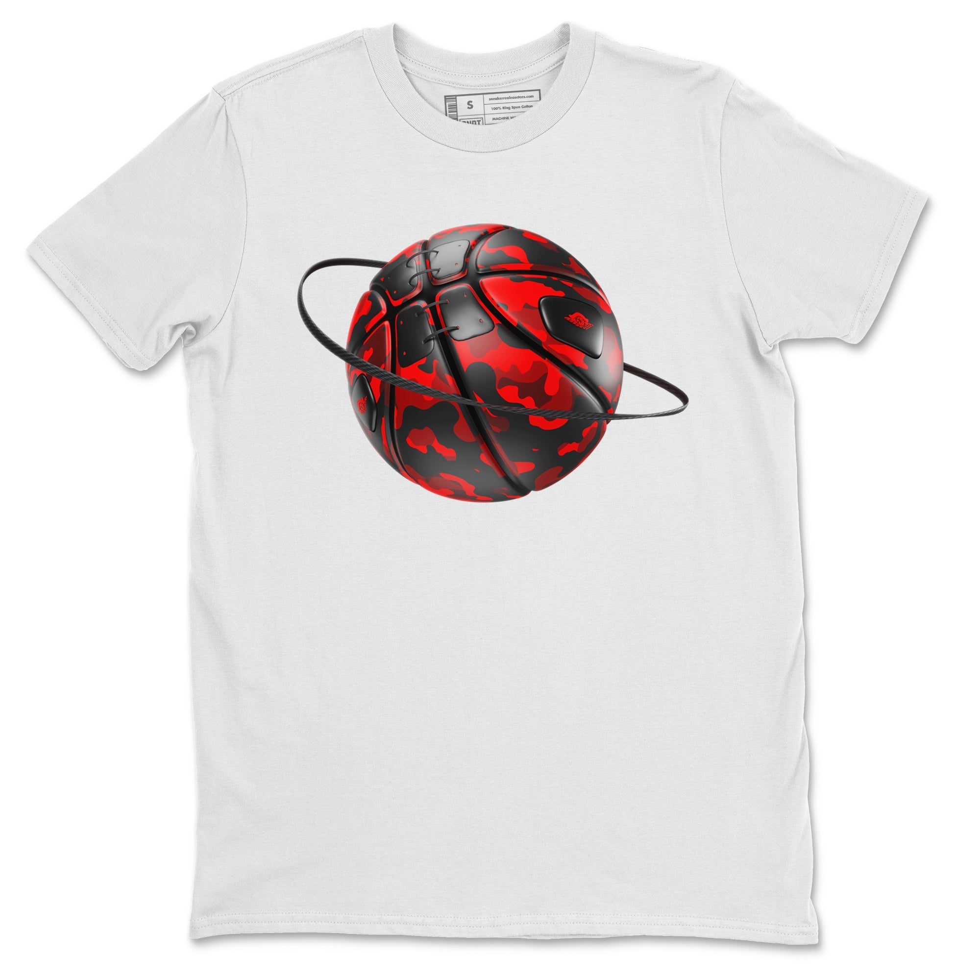 Camo Basketball Planet snkmatch Tee - Air Jordan 1 Satin Bred