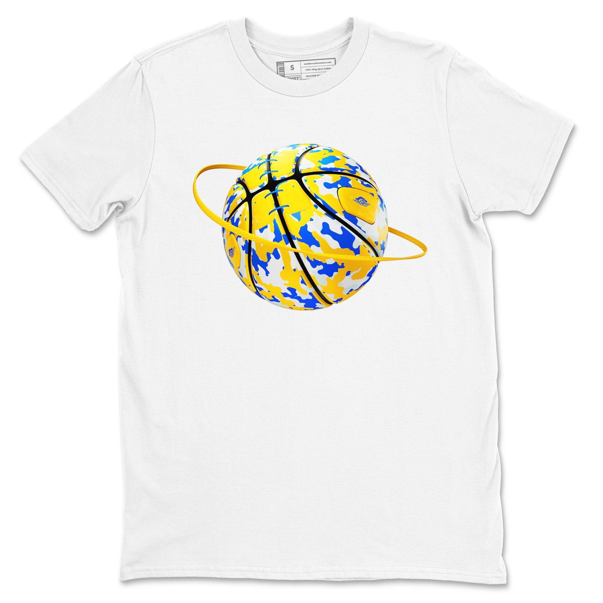Camo Basketball Planet snkmatch Tees - Air Jordan 1 Travis Scott Canary