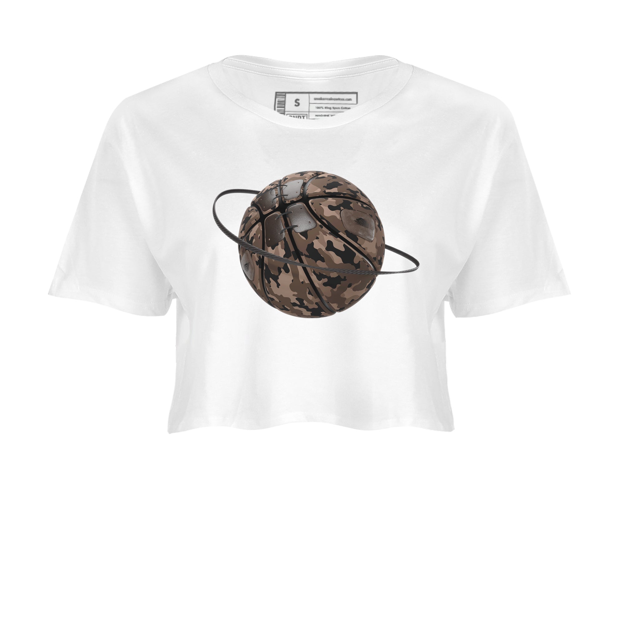 Camo Basketball Planet snkmatch Women's Top - Air Jordan 1 Travis Scott Velvet Brown