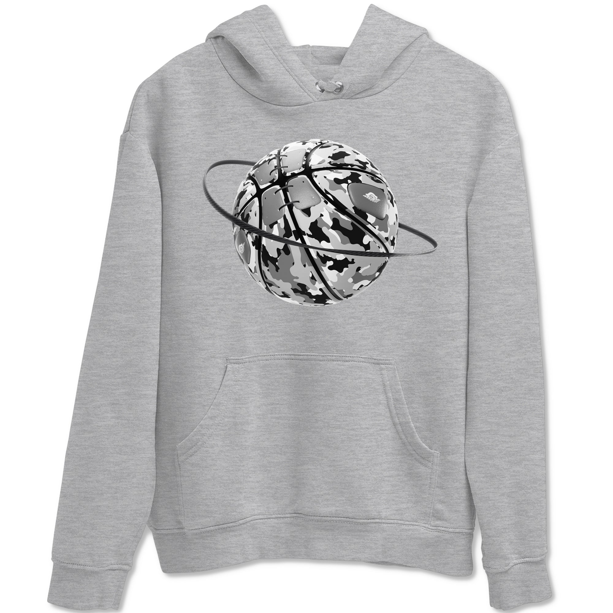 Camo Basketball Planet snkmatch Tees - Air Jordan 1 Wolf Grey