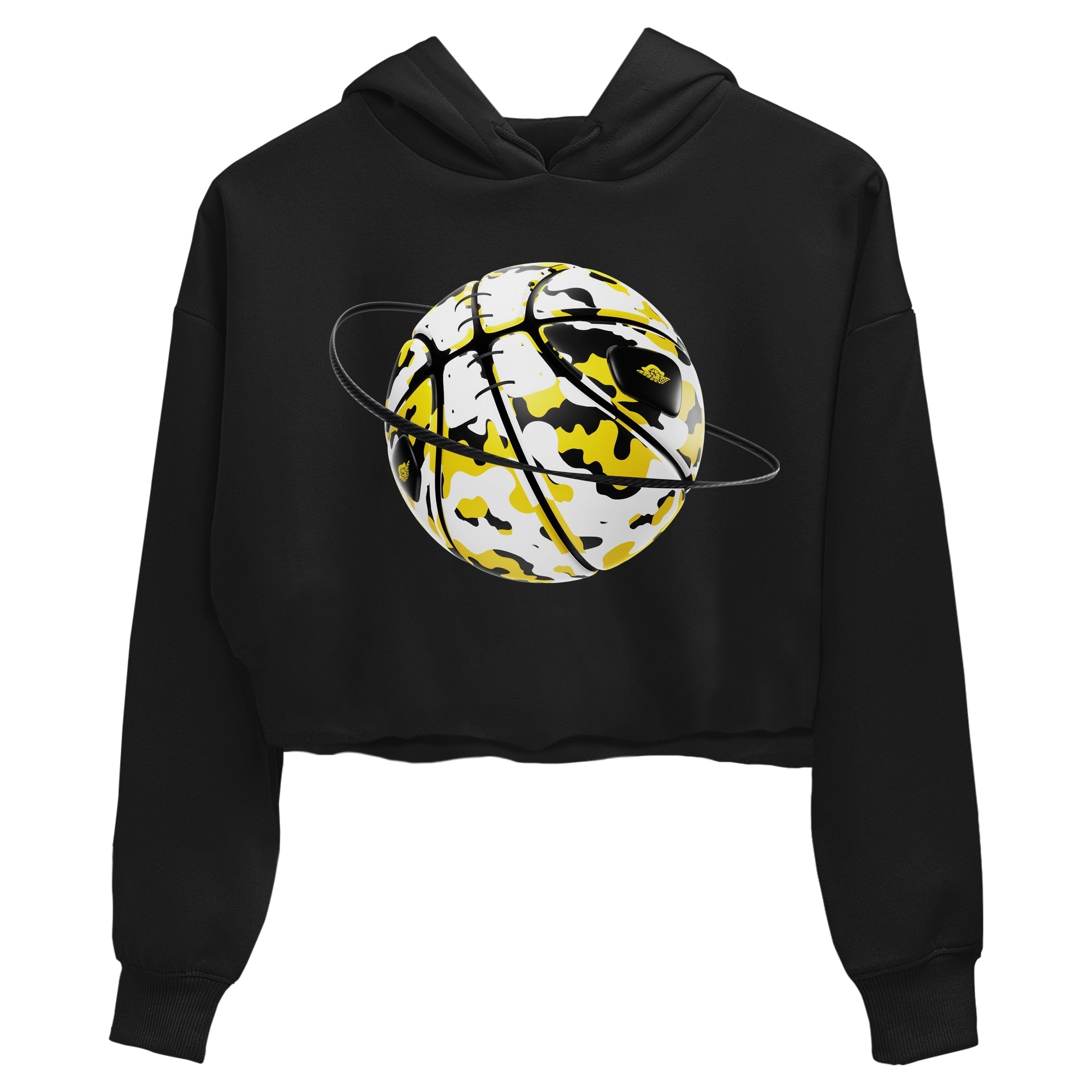 Camo Basketball Planet snkmatch Women's Top - Air Jordan 1 Yellow Ochre