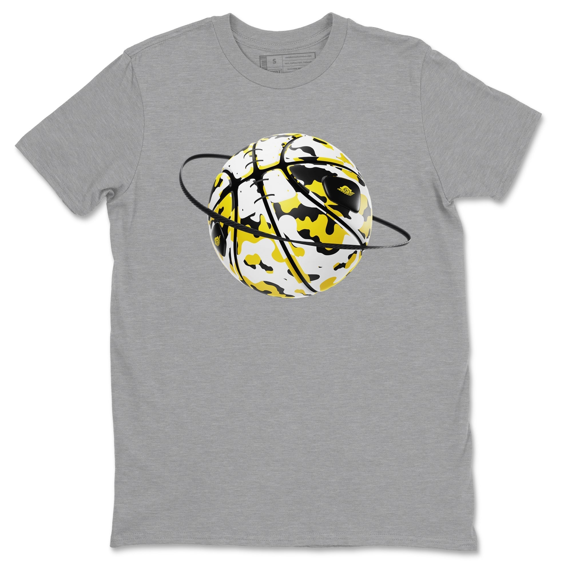 Camo Basketball Planet snkmatch Tees - Air Jordan 1 Yellow Ochre