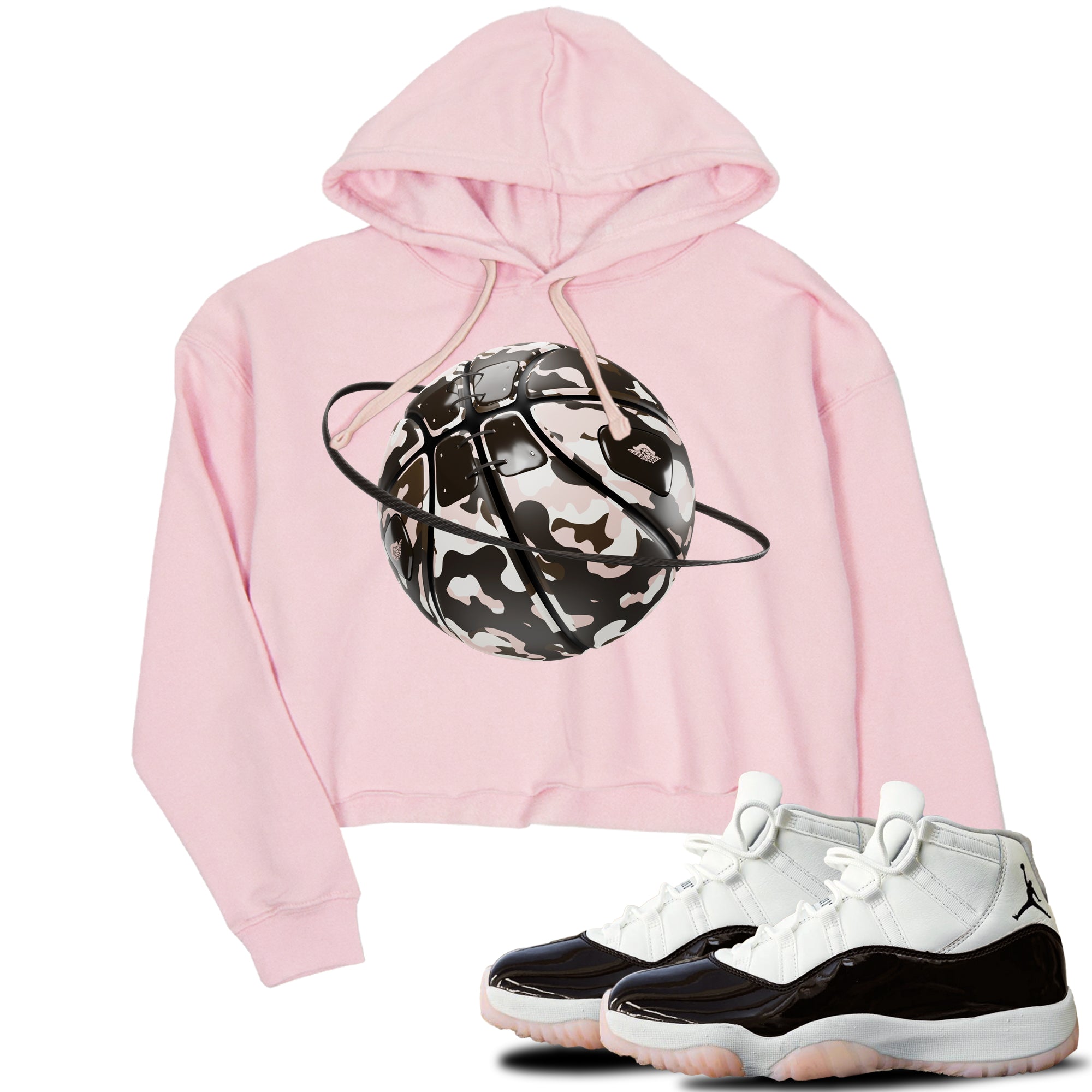 Camo Basketball Planet snkmatch Women's Top - Air Jordan 11 Neapolitan