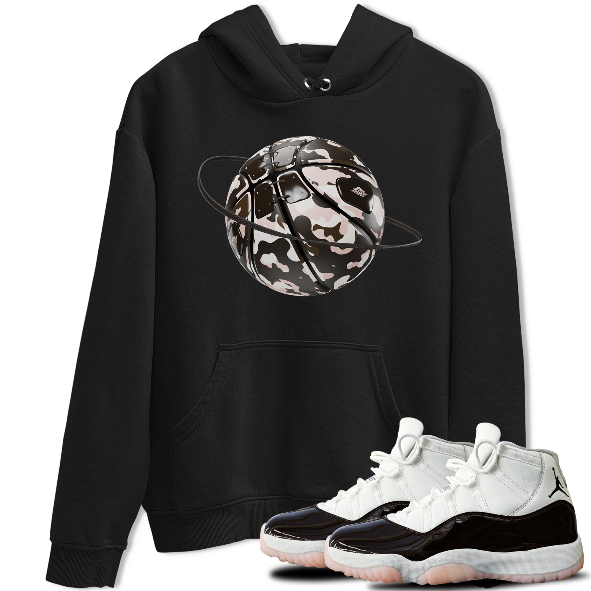 Camo Basketball Planet snkmatch Tee - Air Jordan 11 Neapolitan