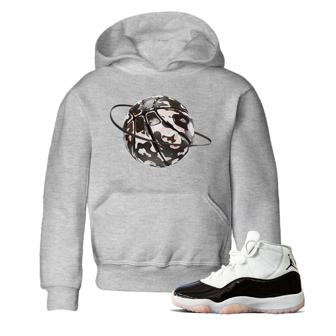 Camo Basketball Planet snkmatch Tee Kids - Air Jordan 11 Neapolitan
